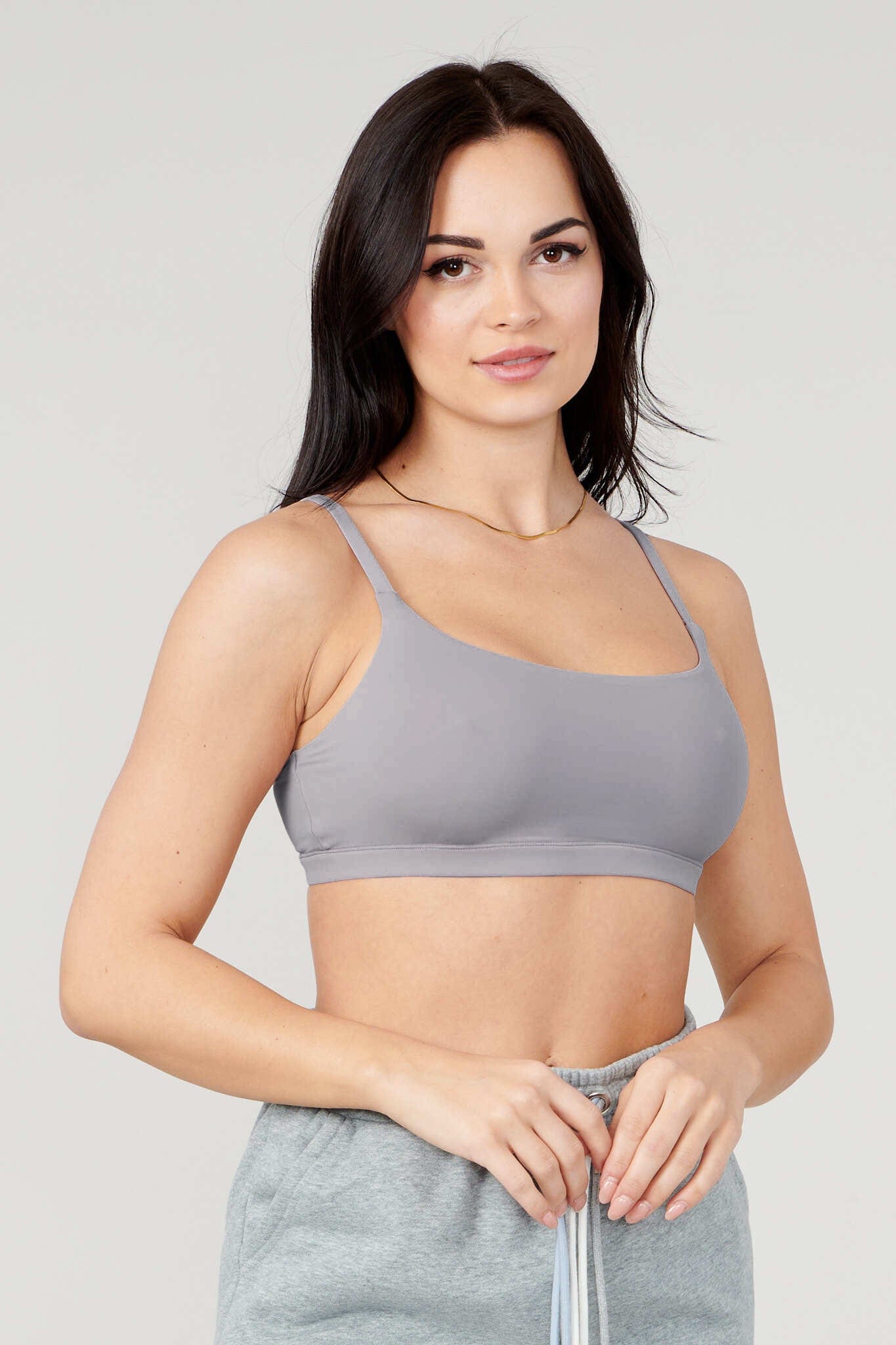 YoungLA W601 Everyday Bra Cool Grey
