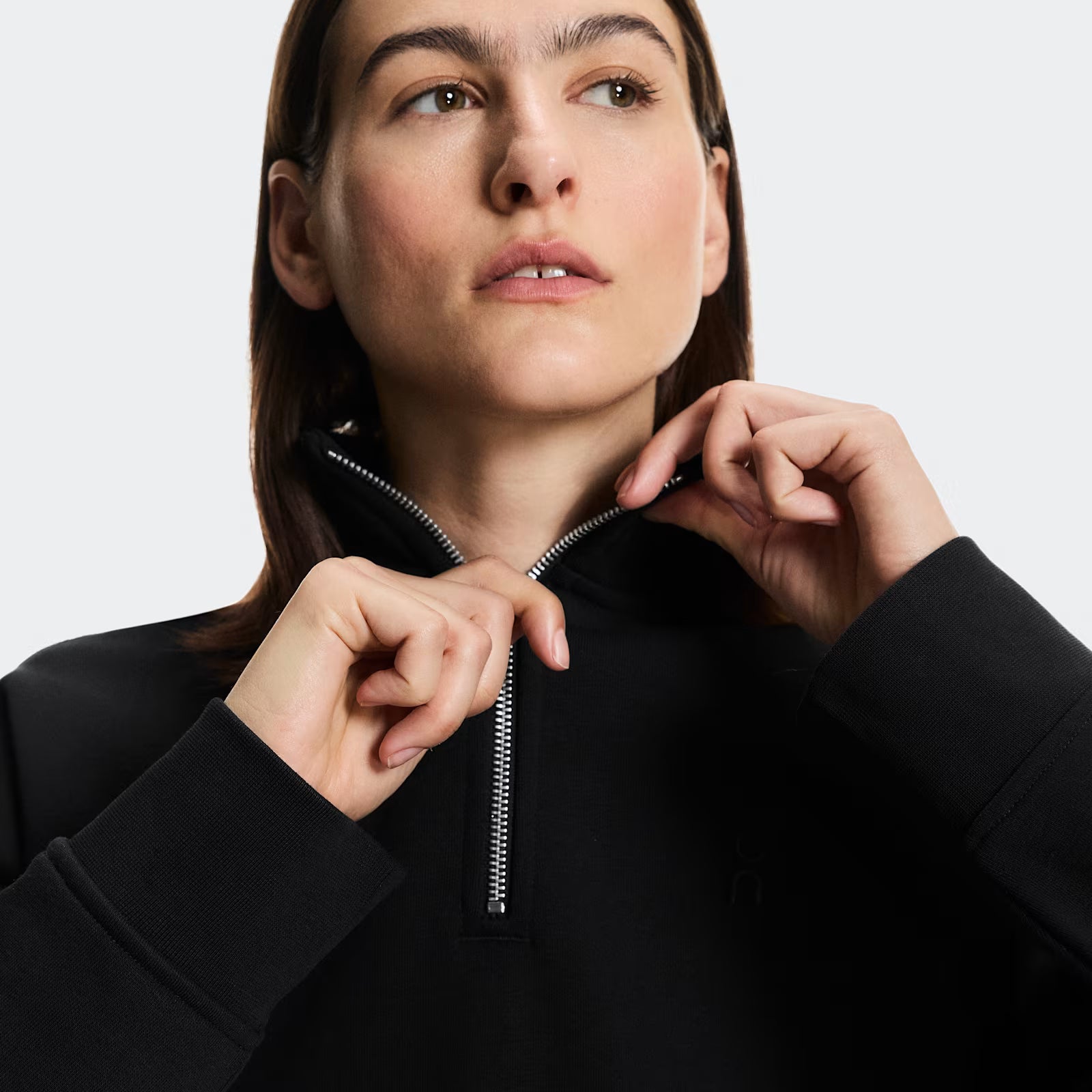 On Club Collective 1/4 Zip Black (Women'S)