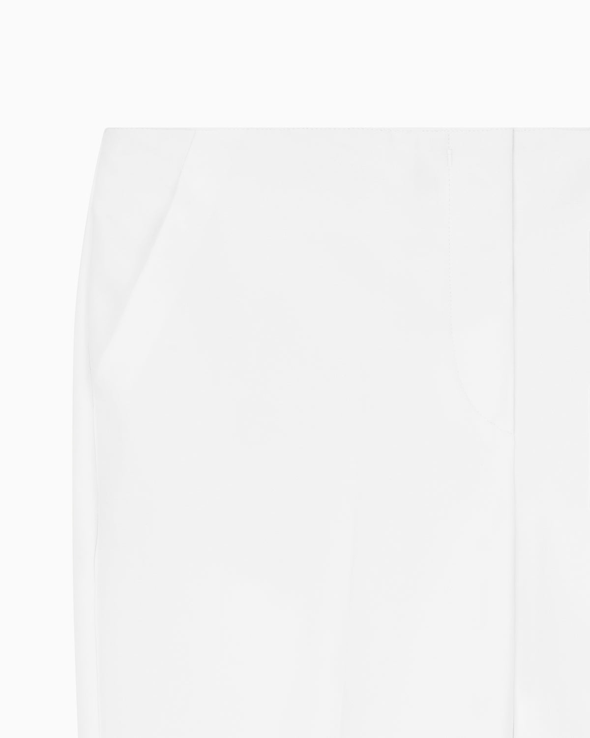 Emporio Armani High-waisted trousers in stretch cotton gabardine Essential