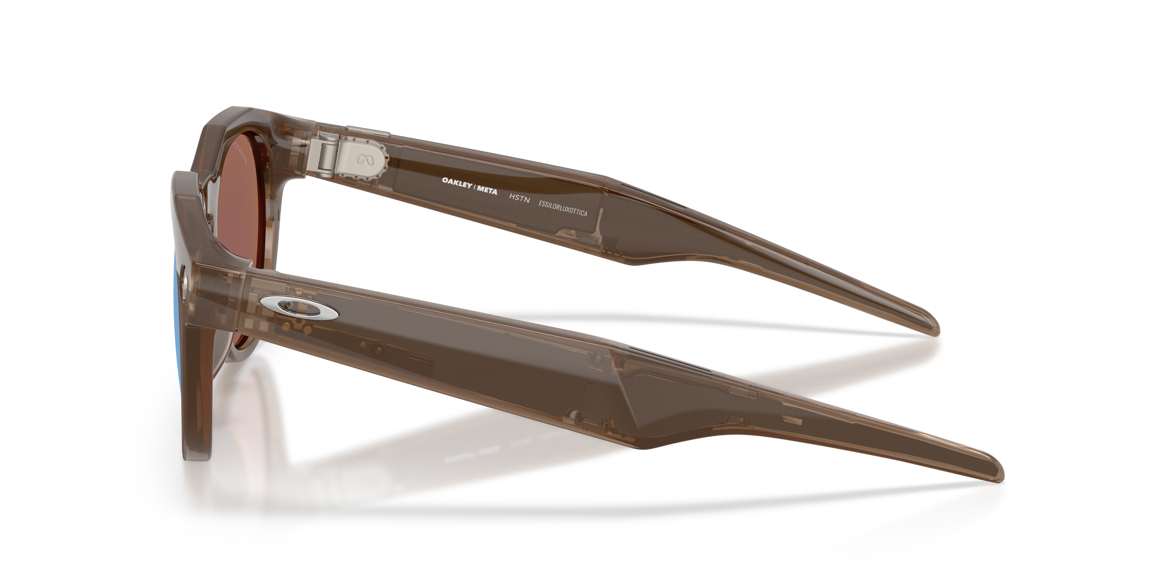 Oakley Meta Hstn Ai Performance Glasses Brown Smoke Frame