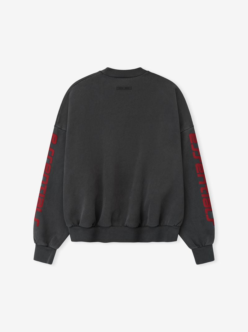 Essentials Chicago Heavy Fleece Cropped Sweatshirt Iron Grey