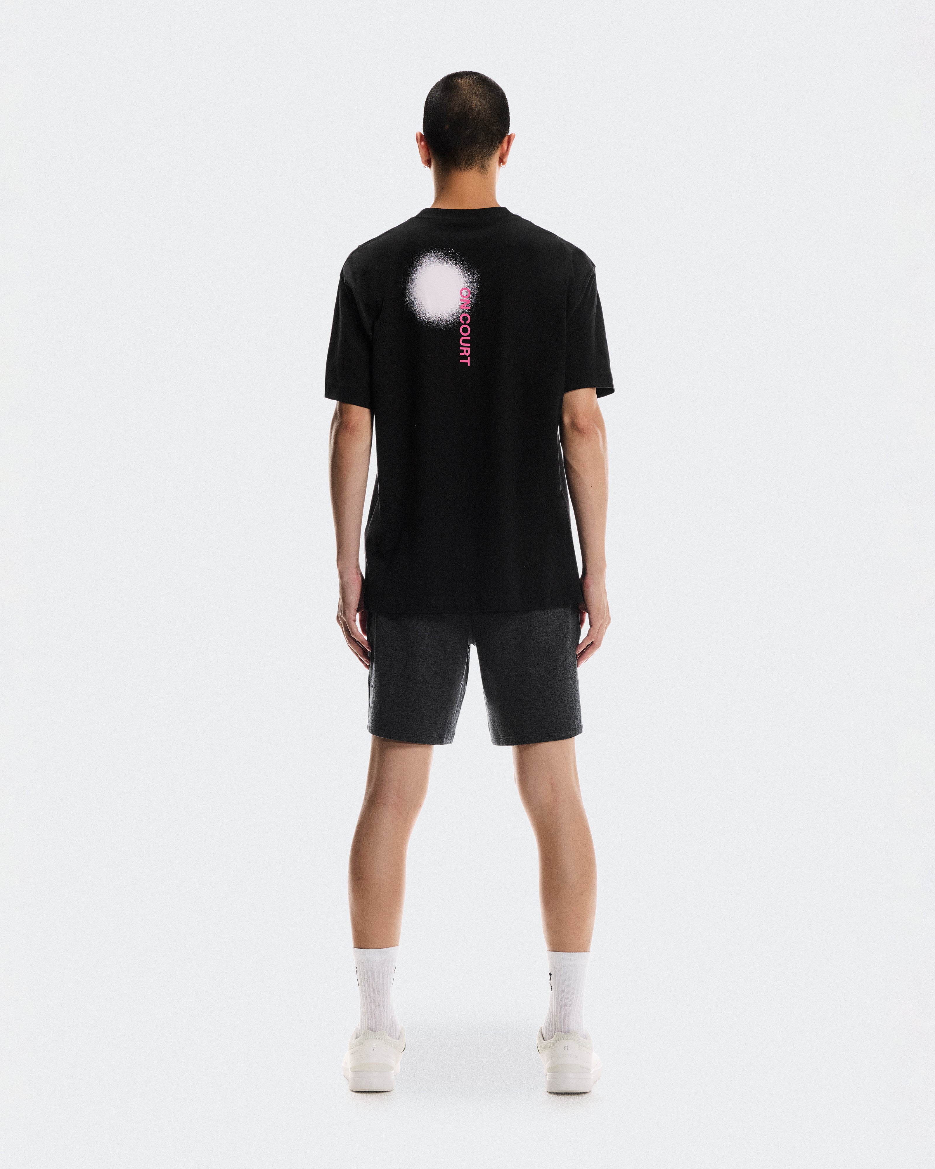 On Club-T Smash Black | Orchid