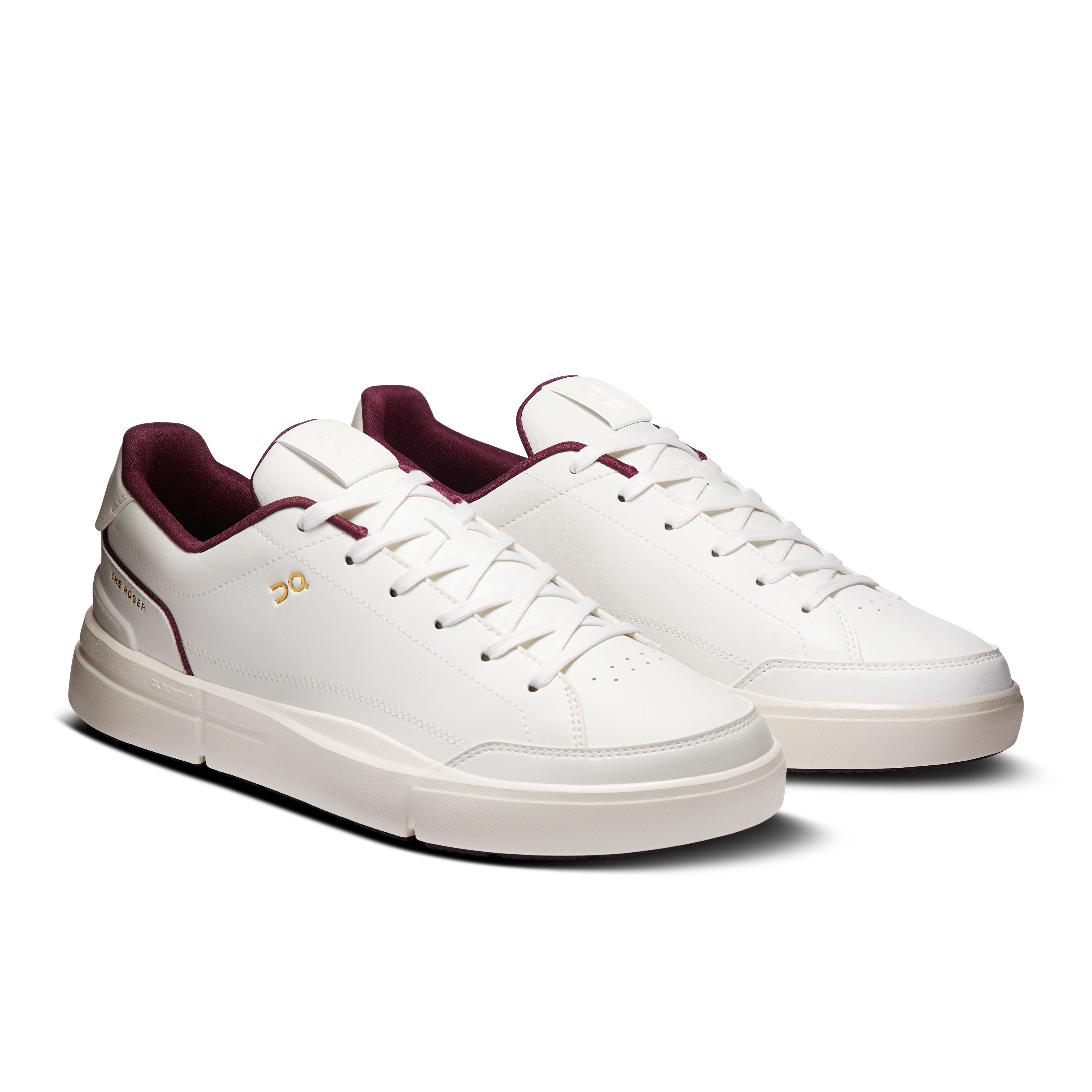 On The Roger Centre Court Ivory Maroon