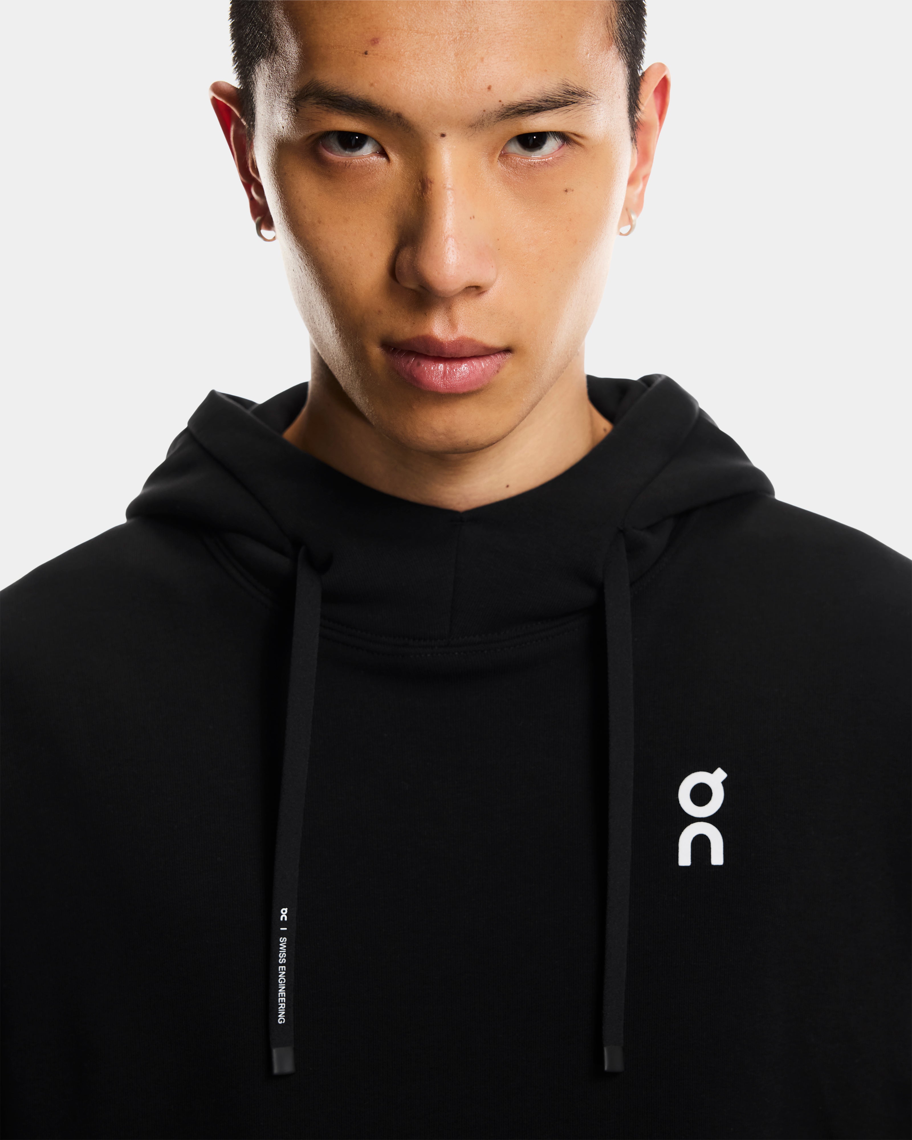 On Club Hoodie Smash Black | Orchid