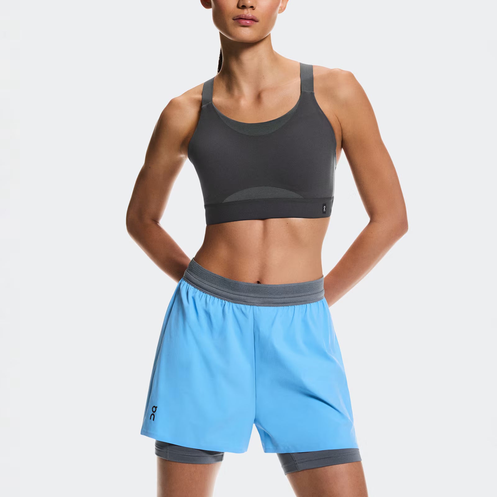 On 3" Performance 2/1 Shorts Gourami | Rock (Women'S)