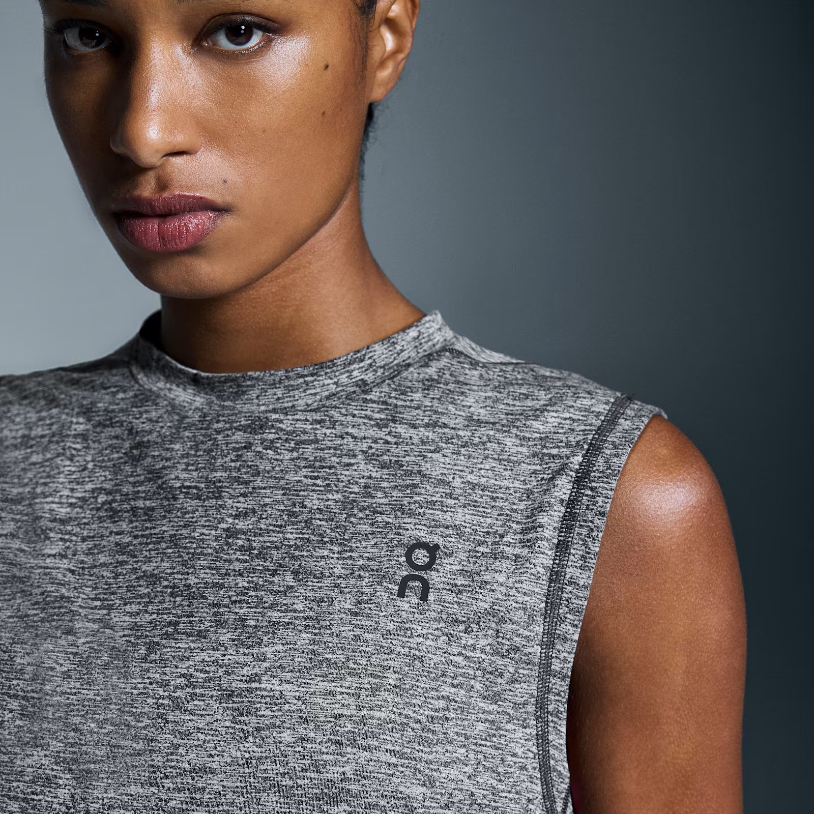 On Courtside Tank Graphite (Women'S)