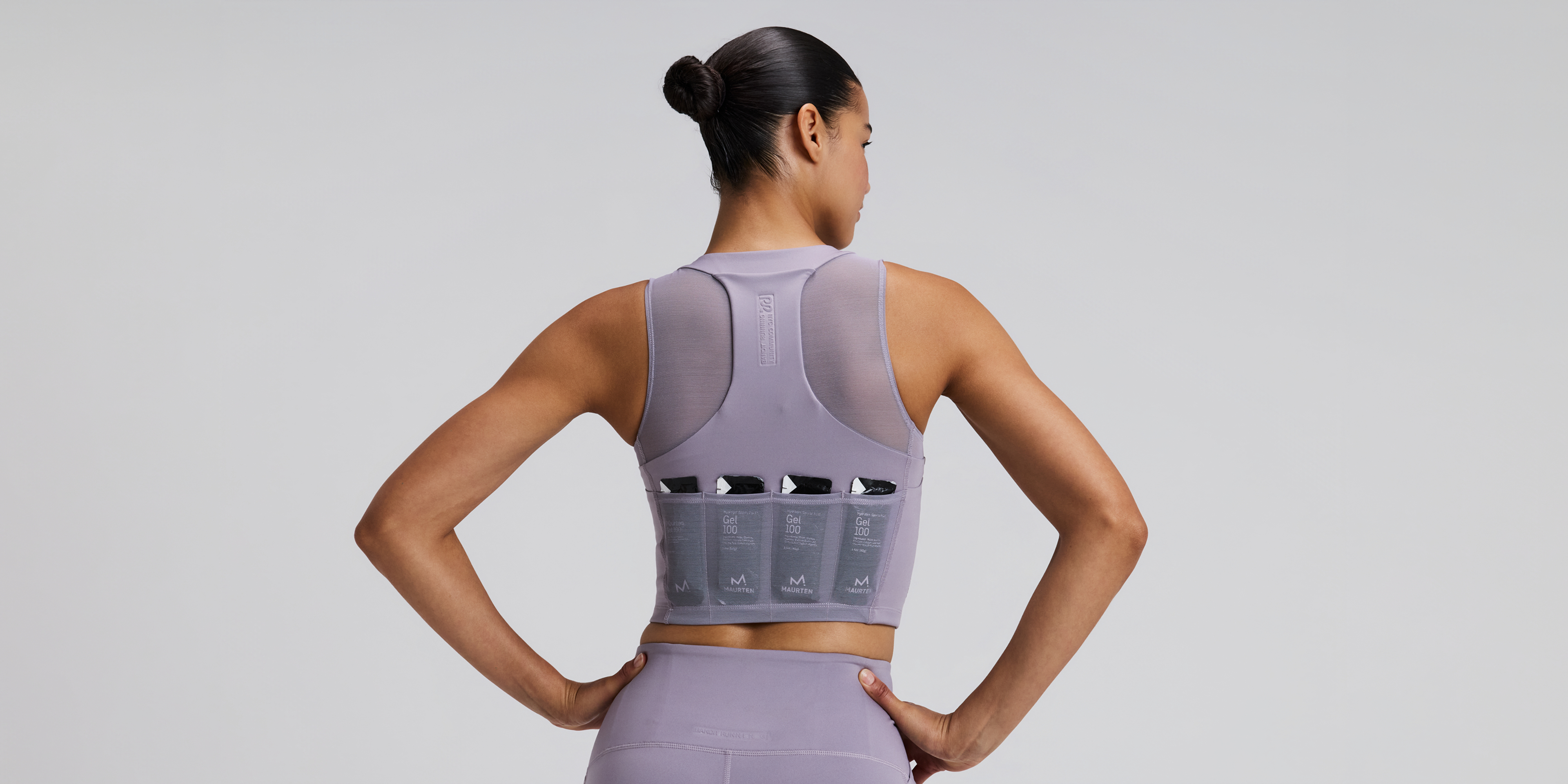 Bandit Womens Stamina V Lyra Race Crop Violet Fog