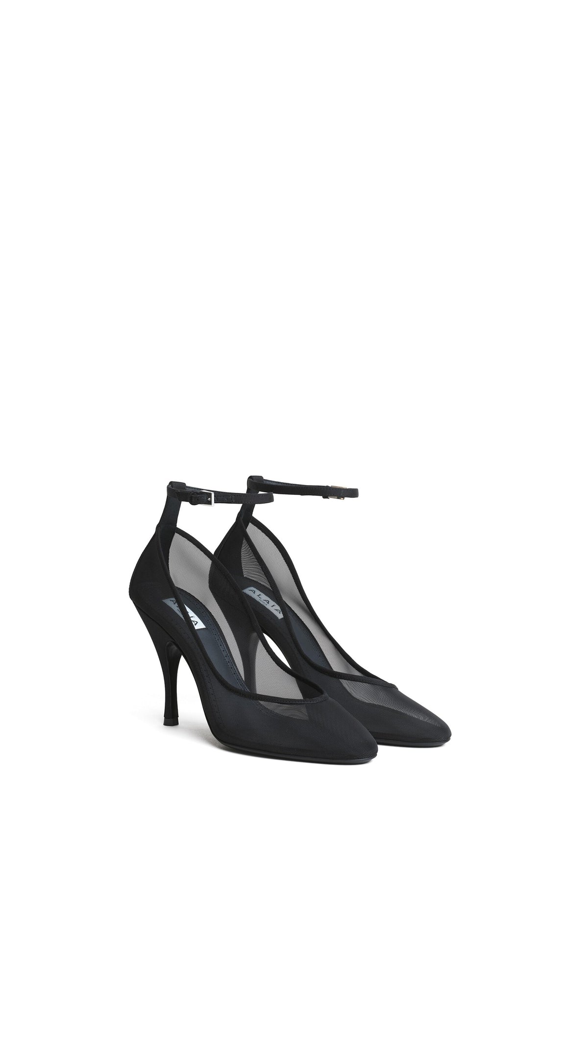 Alaïa Strappy Pumps In Mesh