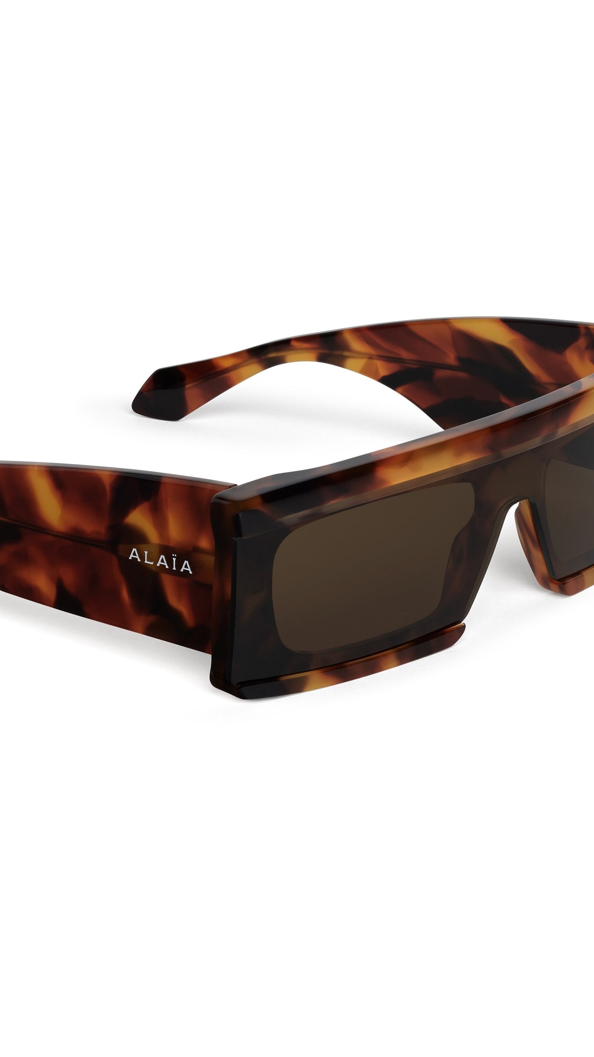 Alaïa Rectangular Mask Sunglasses