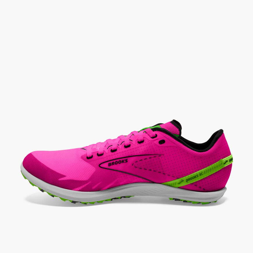 Brooks Draft XC Spikeless Pink Glo/Green/Black
