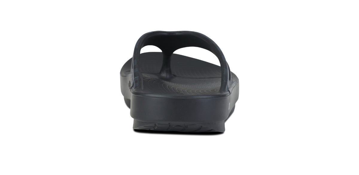 Oofos Women's Sport Sandal Bauer Black Asphalt