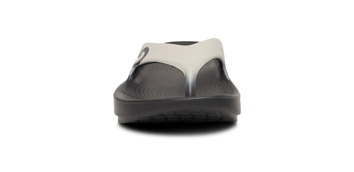 Oofos Men's Sport Sandal Black & Chalk