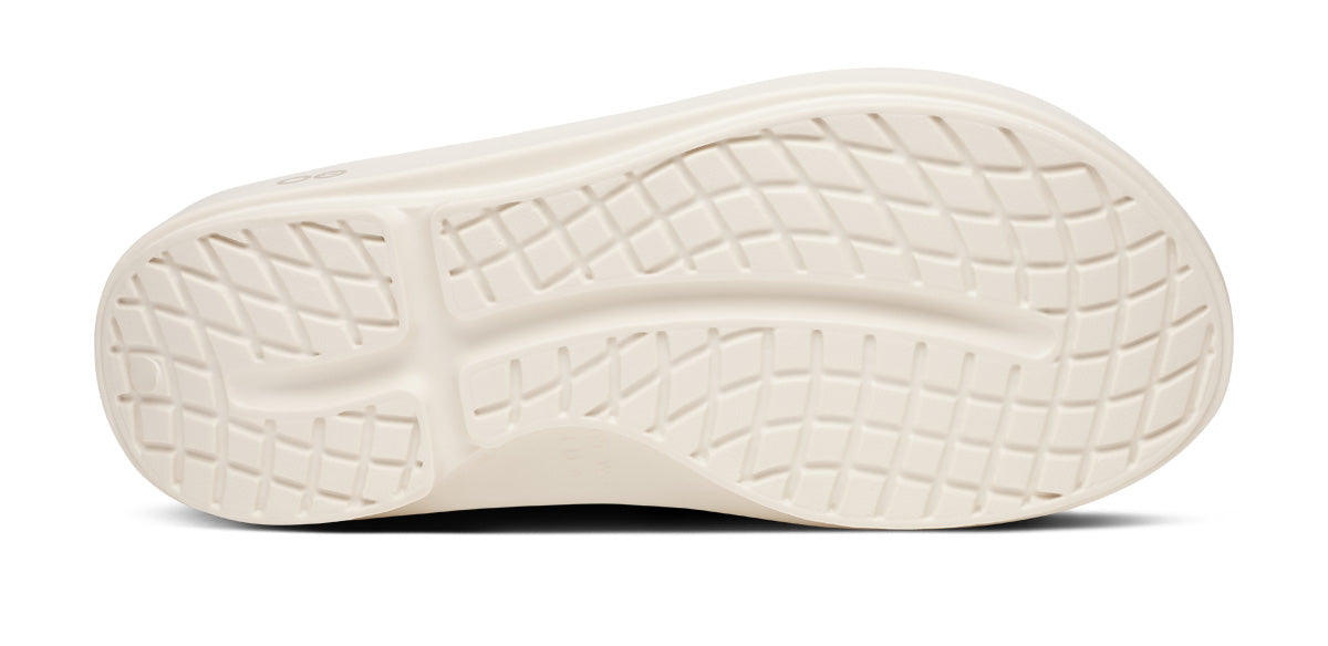 Oofos Men's Sport Sandal Bauer Chalk
