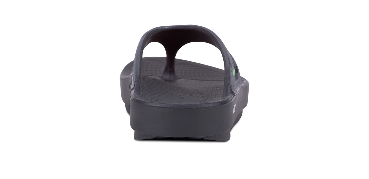 Oofos Men's Sport Sandal Graphite