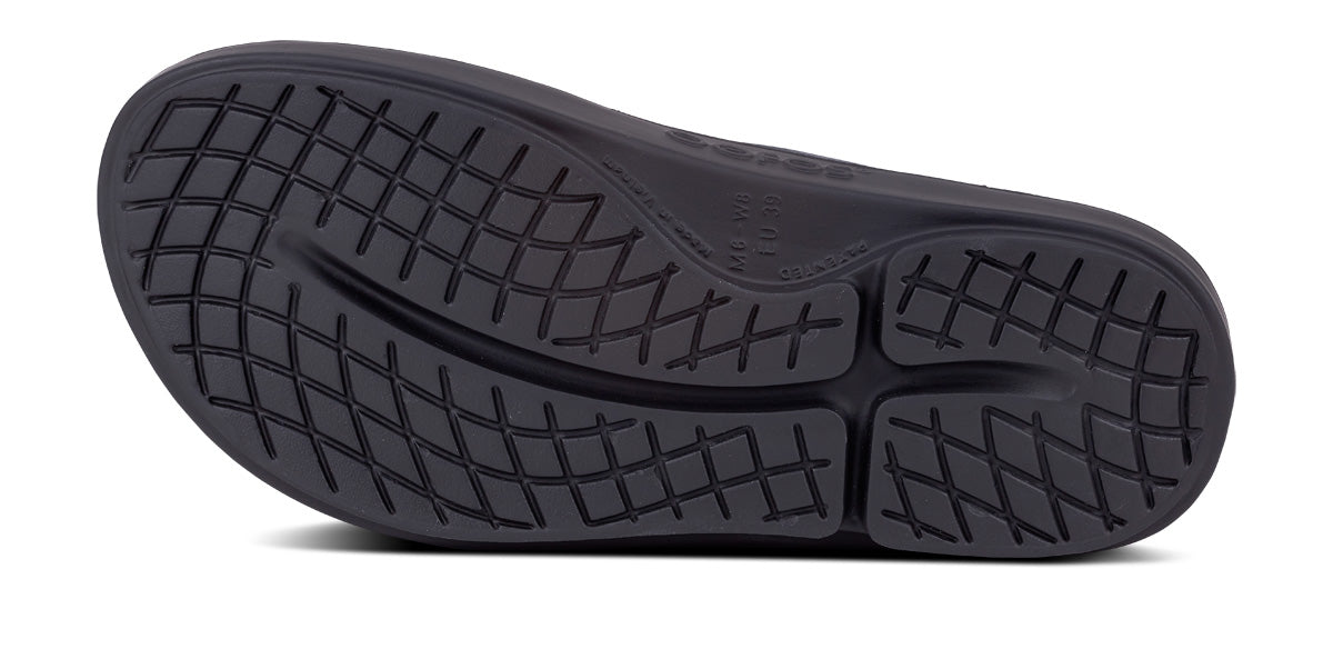 Oofos Women's Sport Sandal Graphite