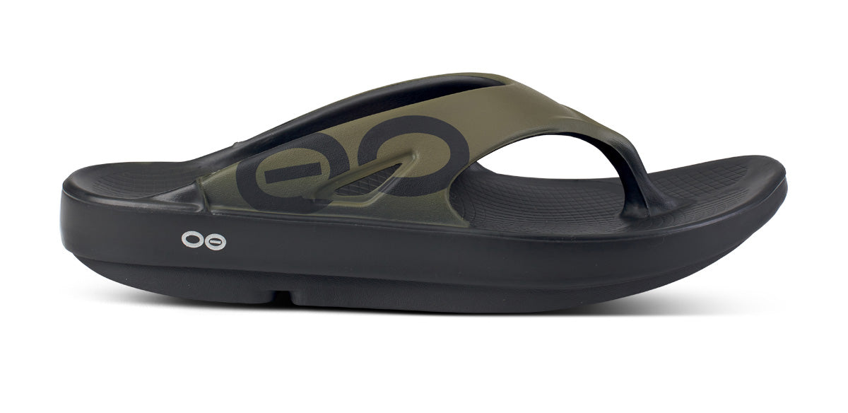 Oofos Women's Sport Sandal Tactical Green