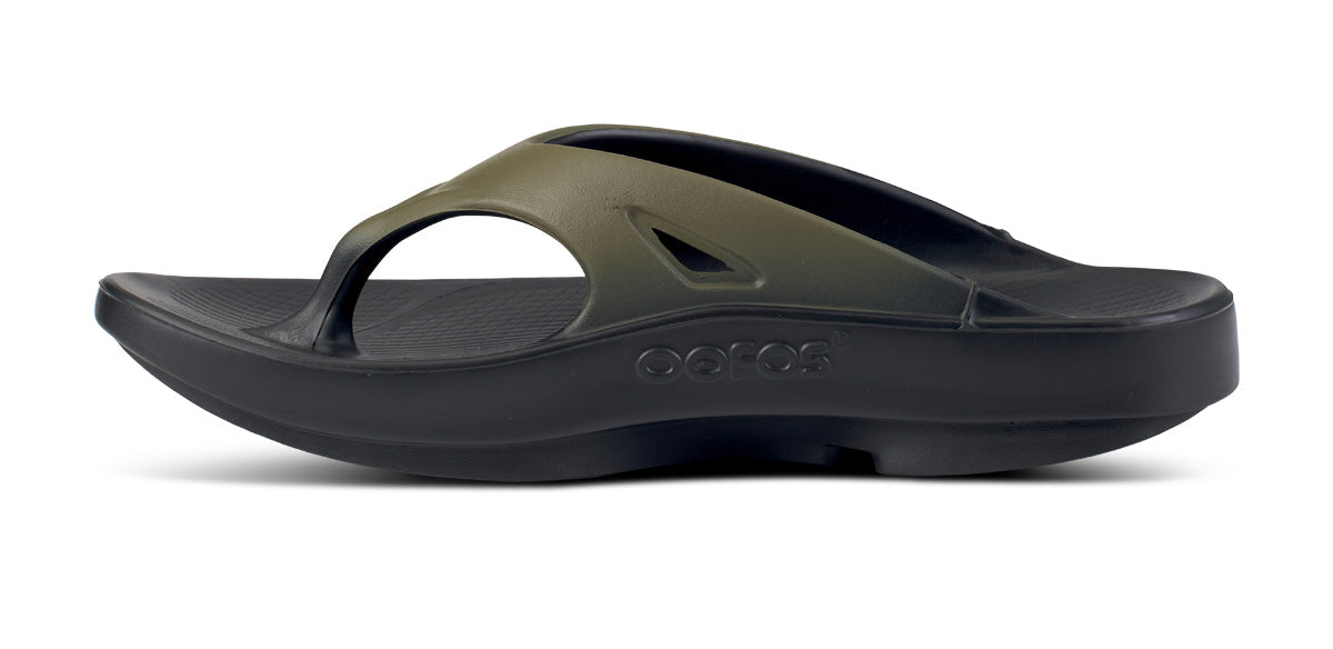 Oofos Women's Sport Sandal Tactical Green