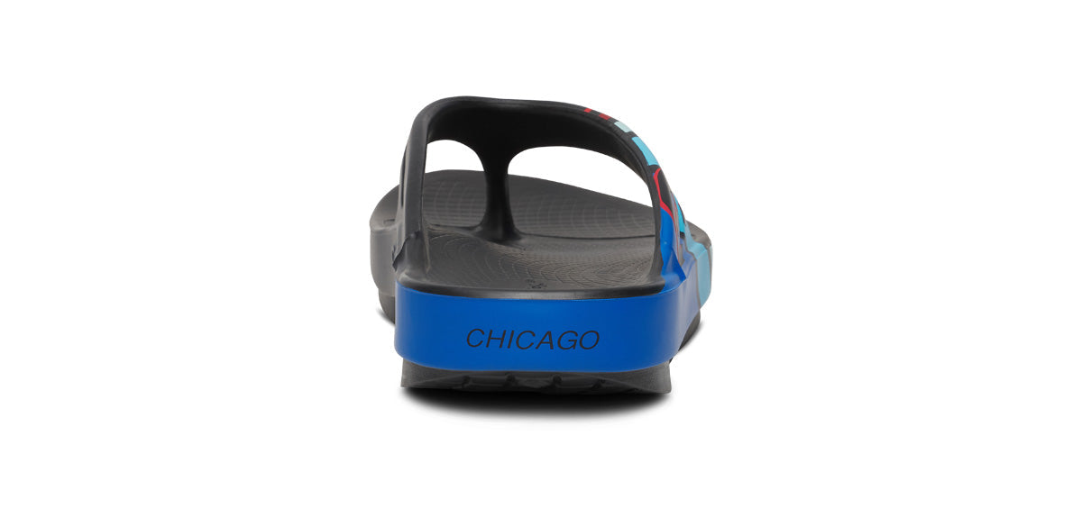 Oofos Men's Limited Sandal Chicago