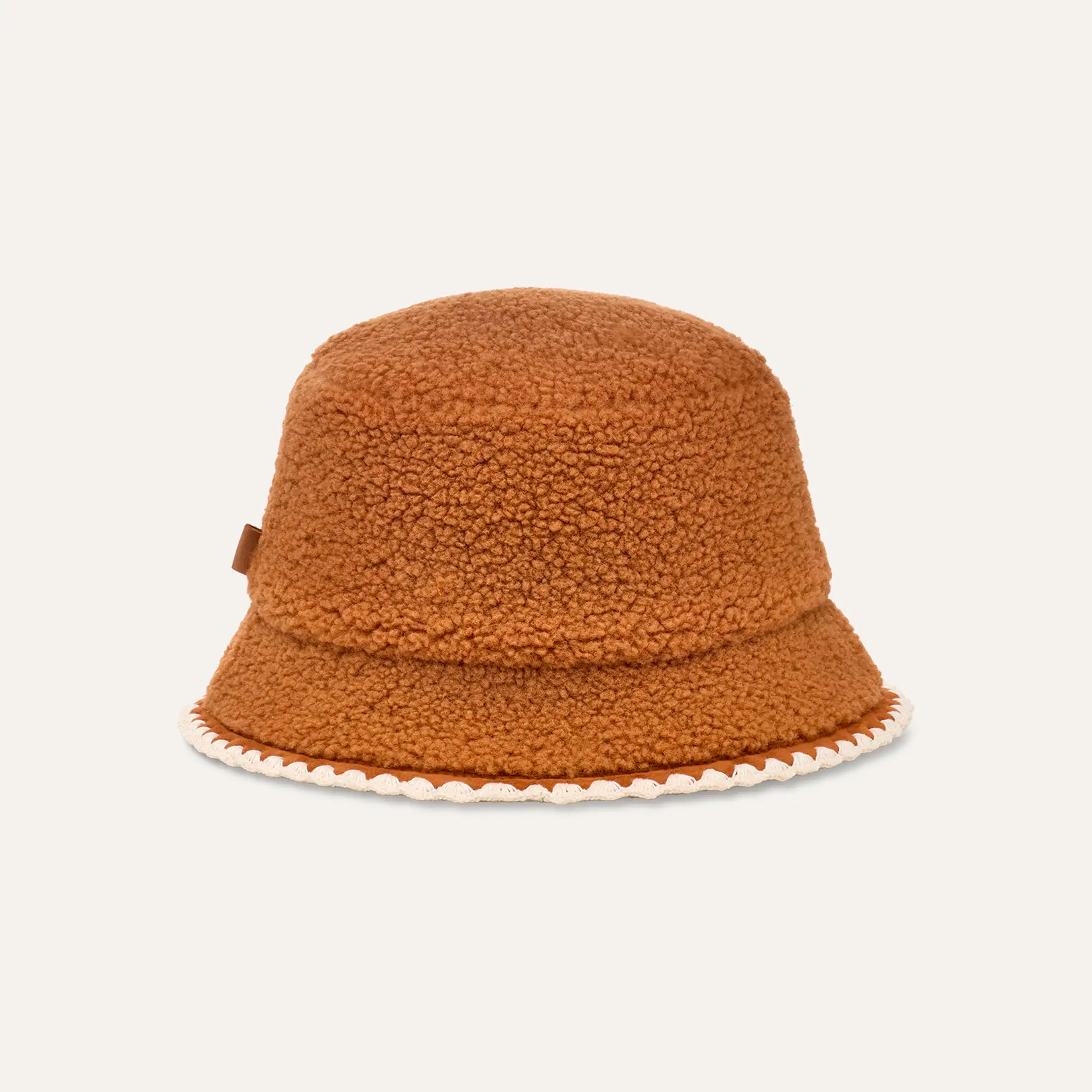 Ugg Uggfluff Scalloped Hat Chestnut