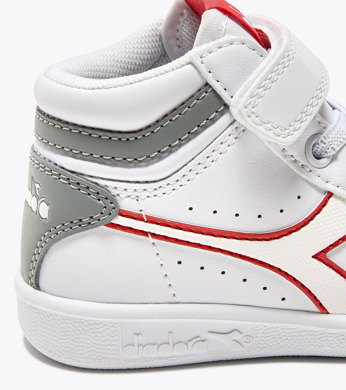 Diadora Game P High Td White/Ultimate Gray/Cayenne