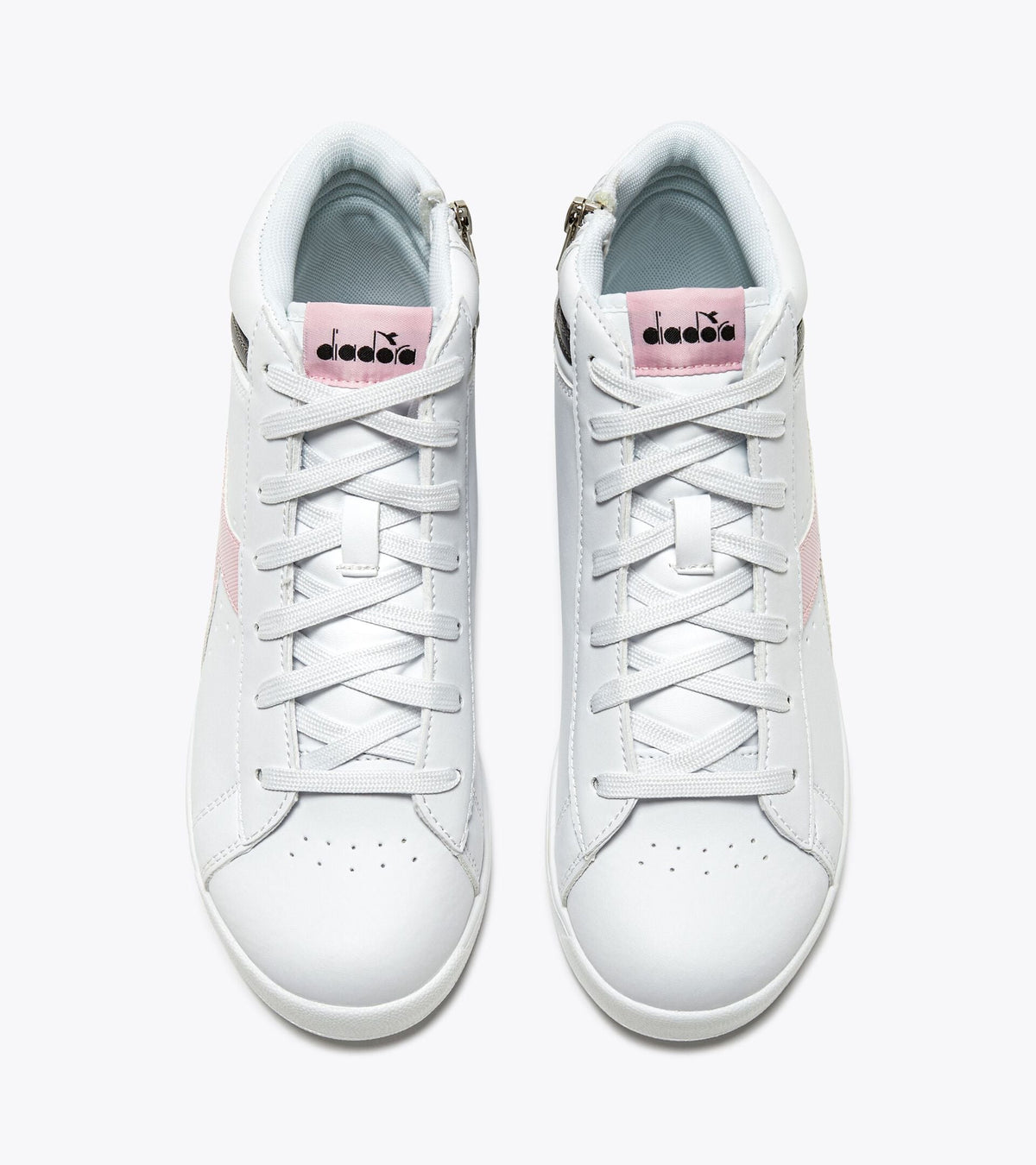 Diadora Game P High Girl Gs White/Black/Pink Lady
