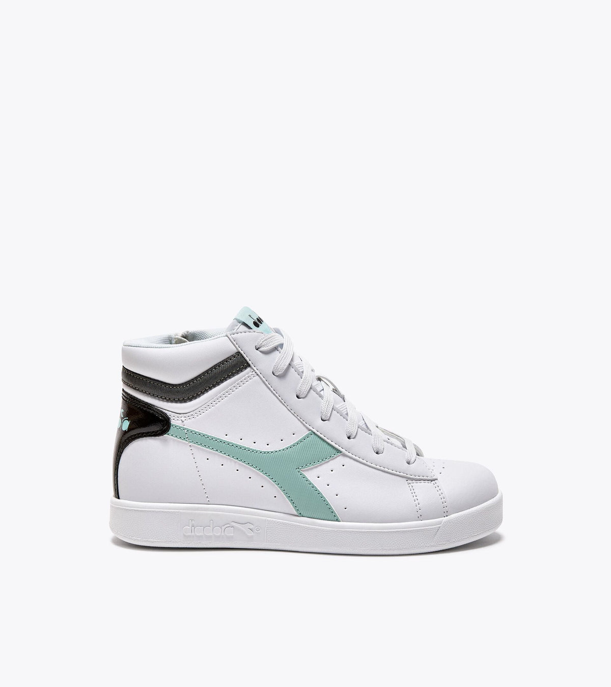 Diadora Game P High Girl Gs White/Black/Icy Morn