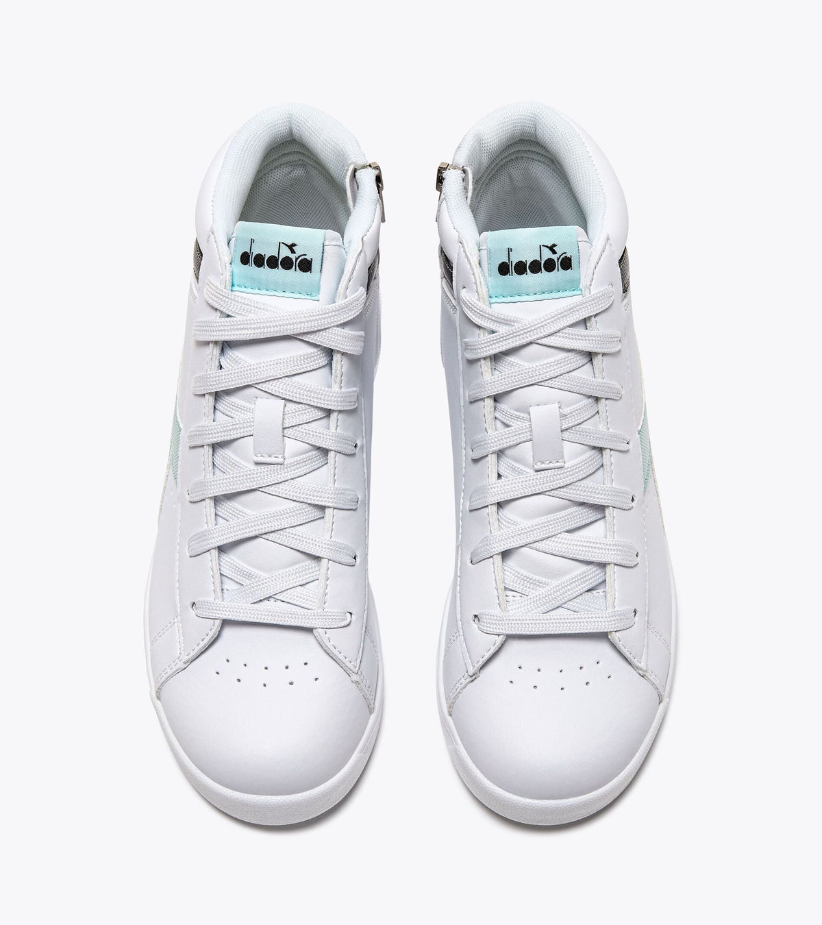 Diadora Game P High Girl Gs White/Black/Icy Morn
