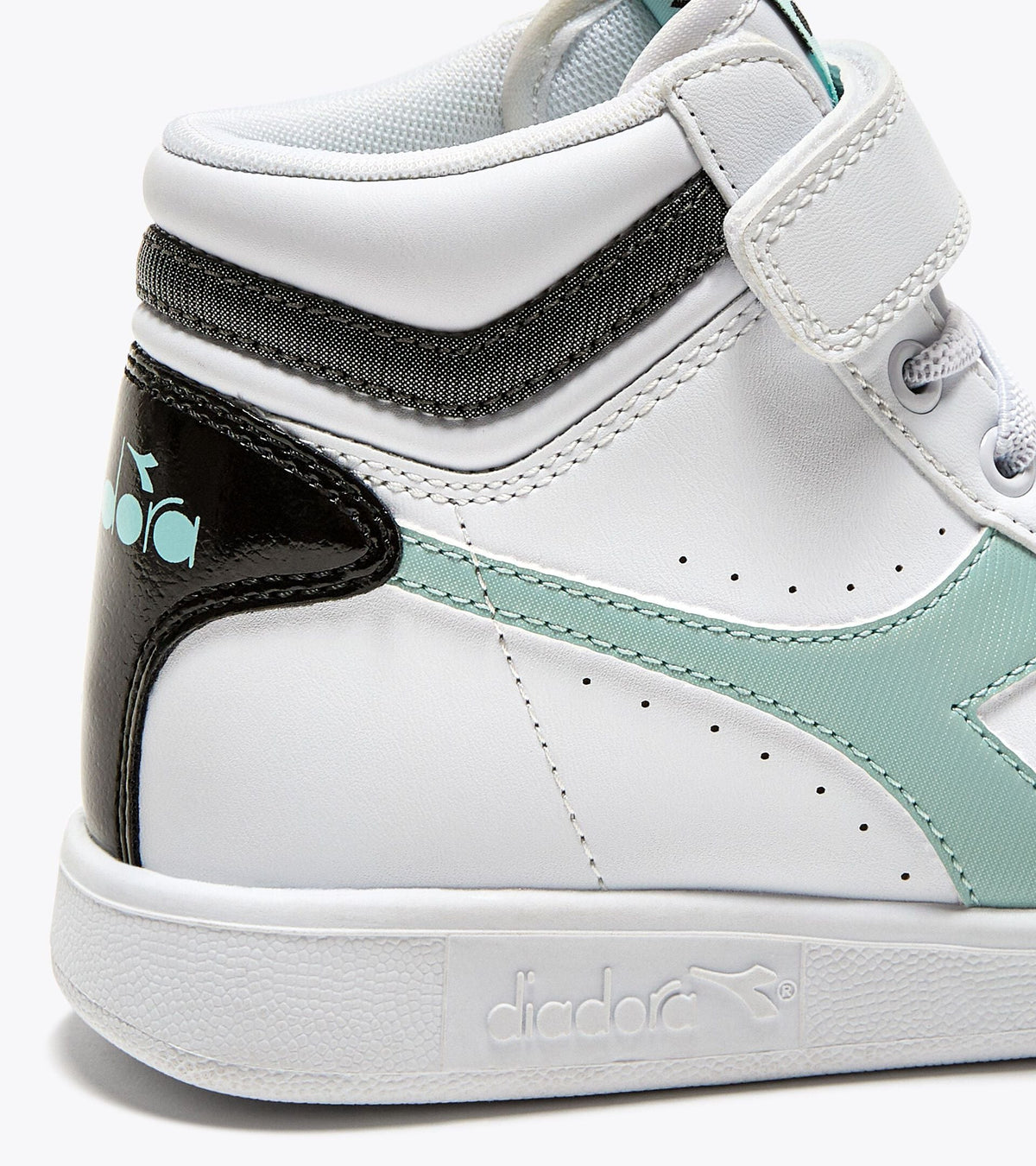 Diadora Game P High Girl Ps White/Black/Icy Morn