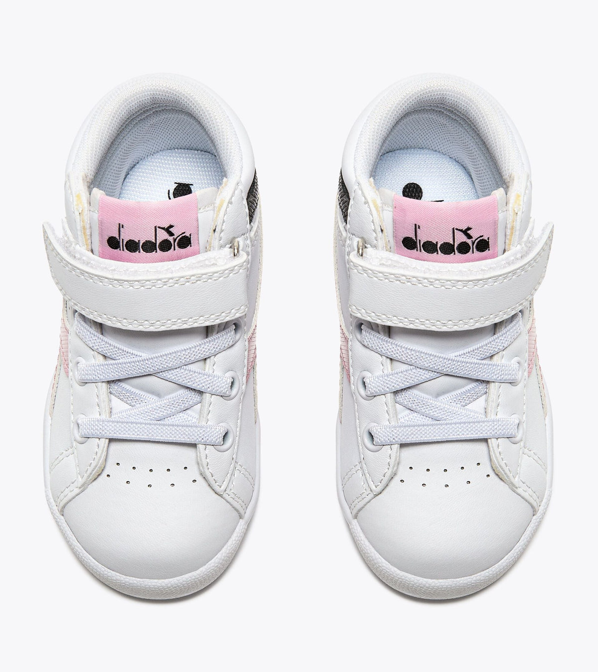 Diadora Game P High Girl Td White/Black/Pink Lady