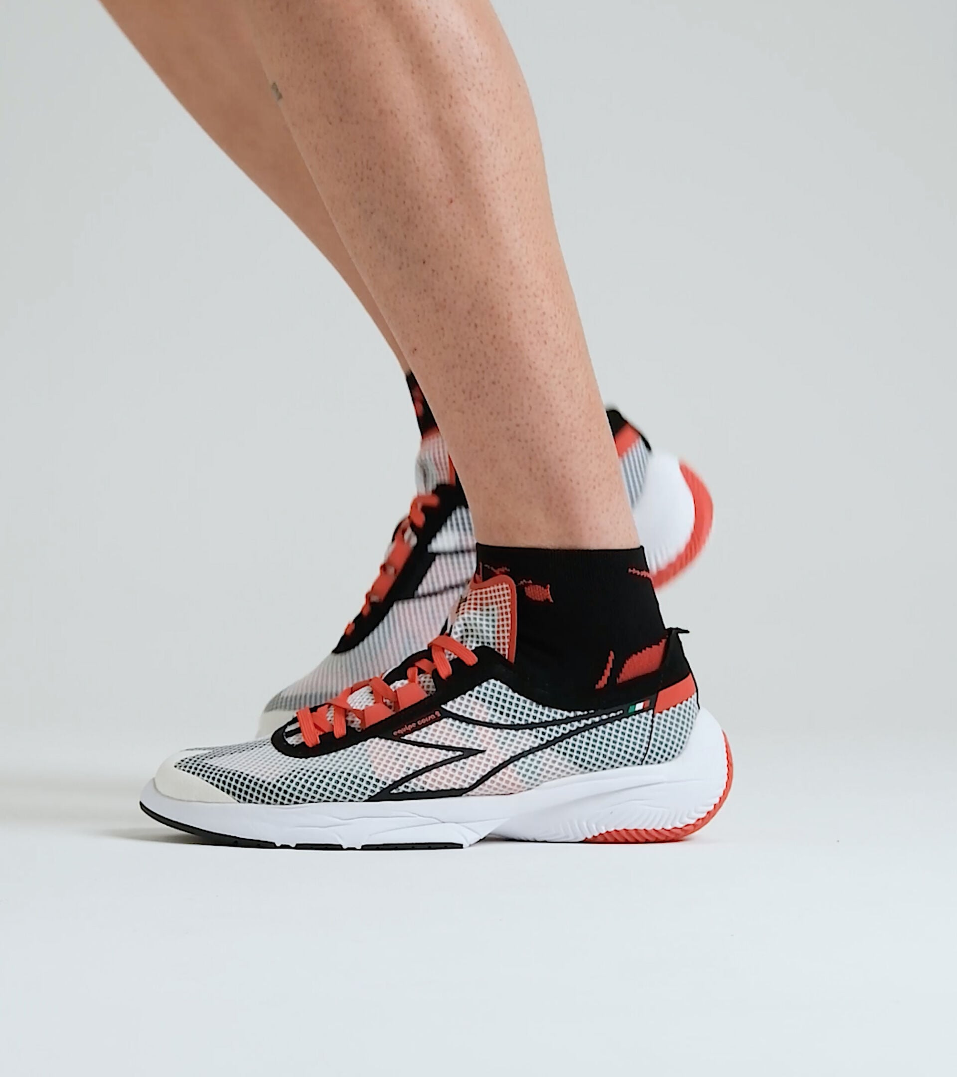 Diadora Equipe Corsa 2 White/Black/Fiery Red