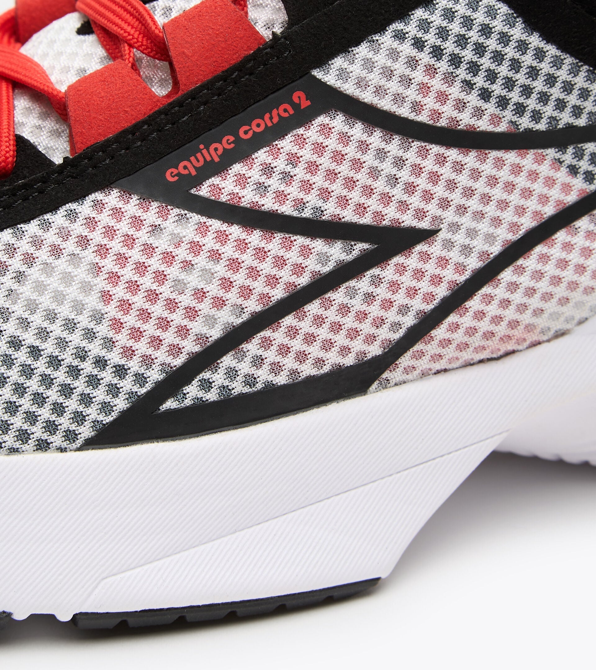 Diadora Equipe Corsa 2 White/Black/Fiery Red
