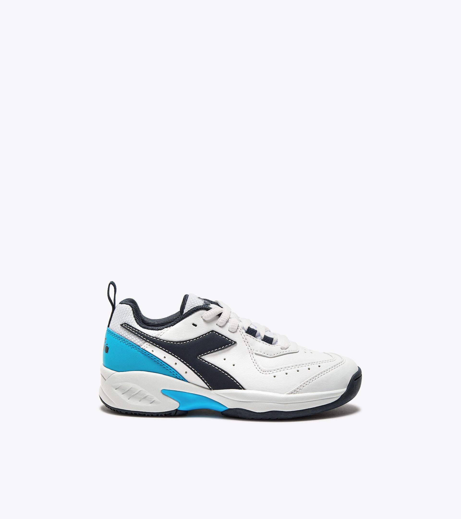 Diadora S. Challenge 5 Sl Jr White/Blue Corsair