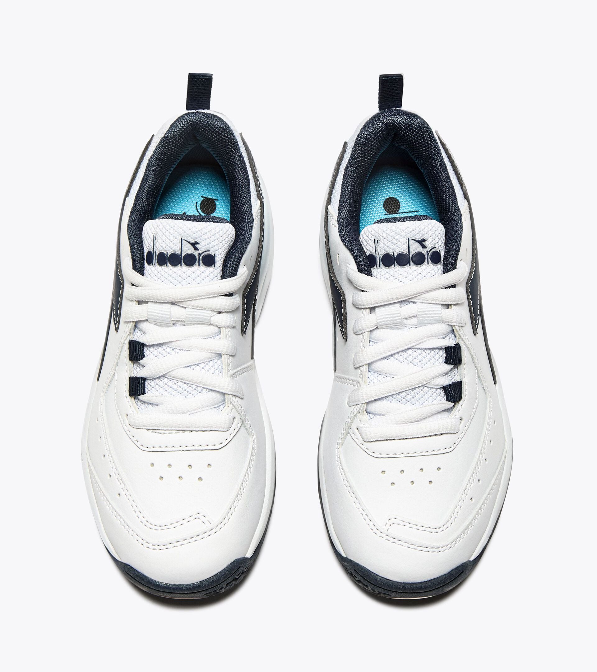 Diadora S. Challenge 5 Sl Jr White/Blue Corsair