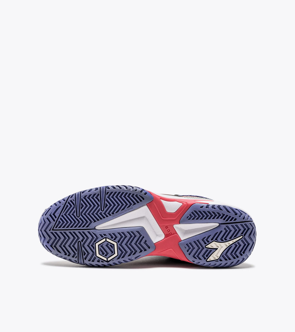 Diadora Trofeo 2 W Ag Pkl Black/Calypso Coral