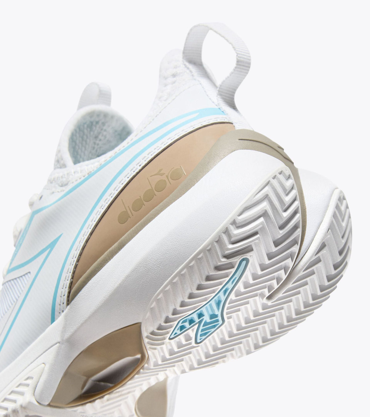Diadora Finale W Clay White/Corydalis Blue
