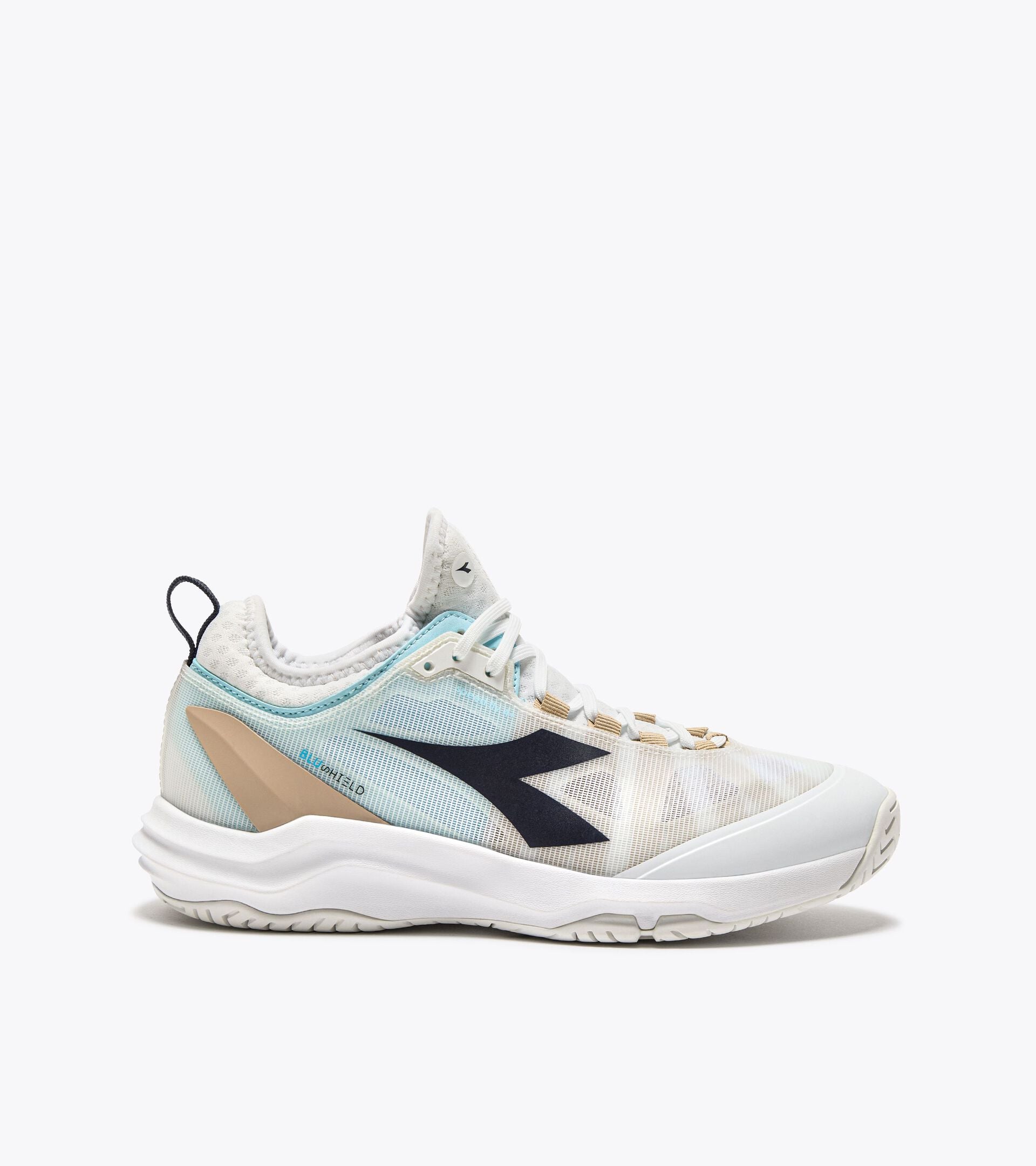 Diadora Speed Blushield Fly 4 + W Ag White/Blue Corsair
