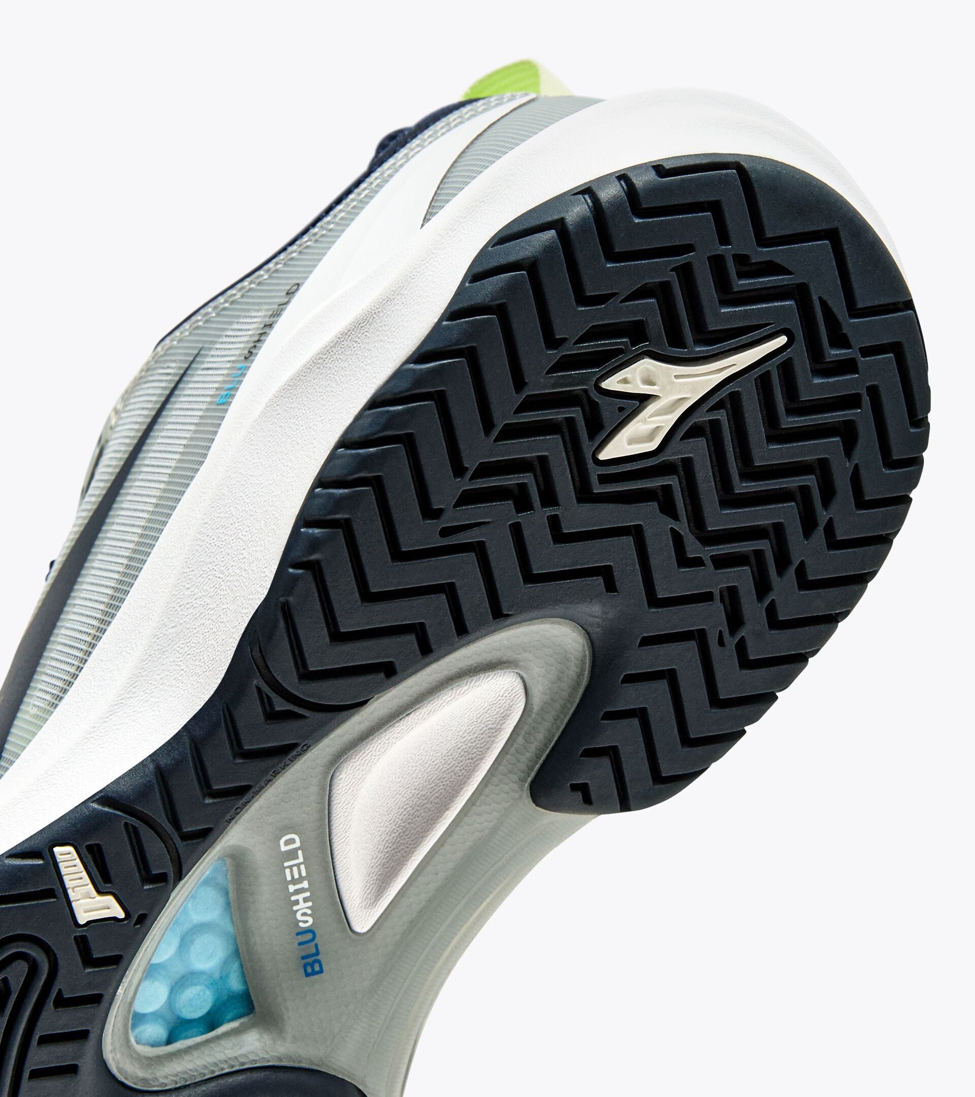 Diadora Speed Blushield Fly 4 + Ag Gray/Pageant Blue