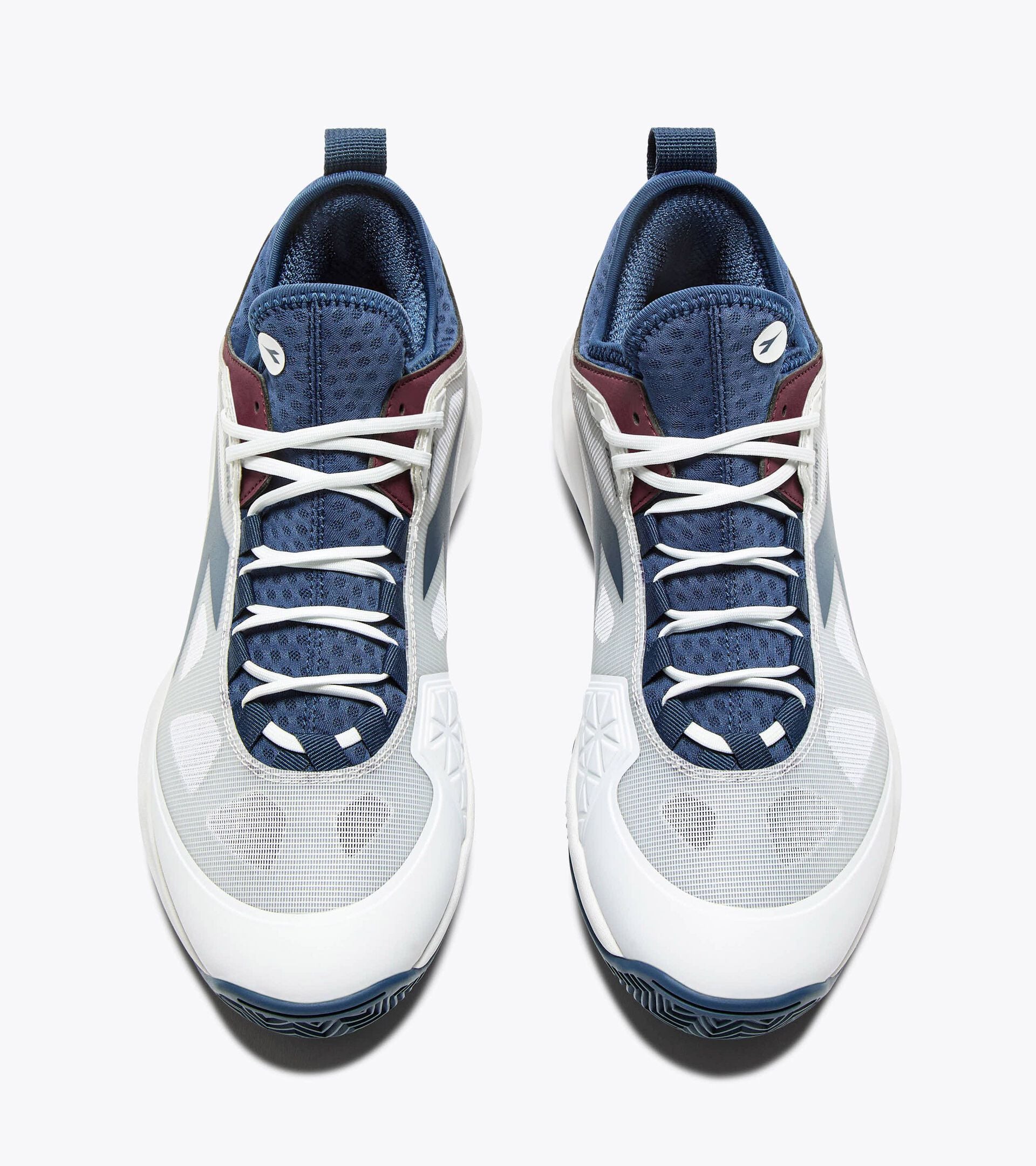 Diadora Speed Blushield Fly 4 + Clay Wht/Ensign Bl/Maroon Banner