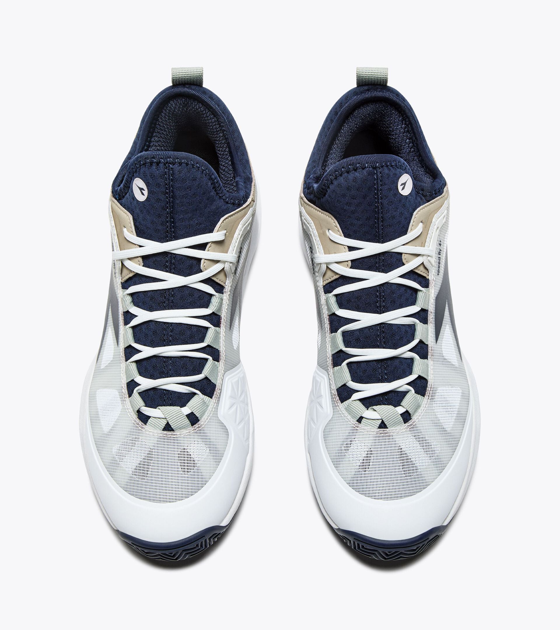 Diadora Speed Blushield Fly 4 + Clay White/Blue Corsair