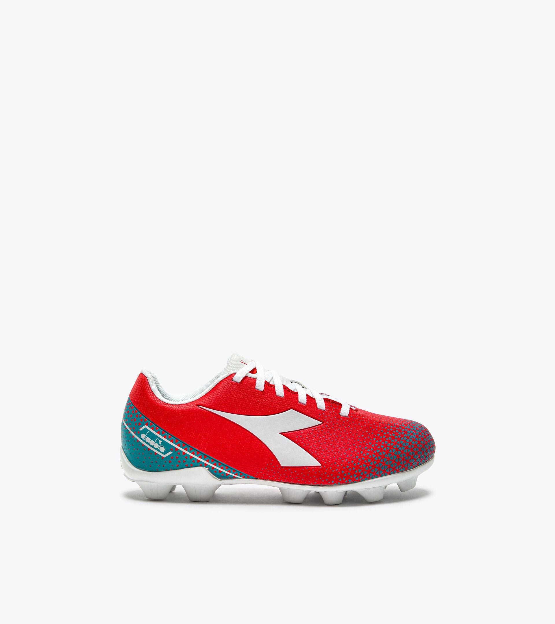 Diadora Pichichi 6 Md Jr Fluo Red/Vapor Blue/Tile Blue