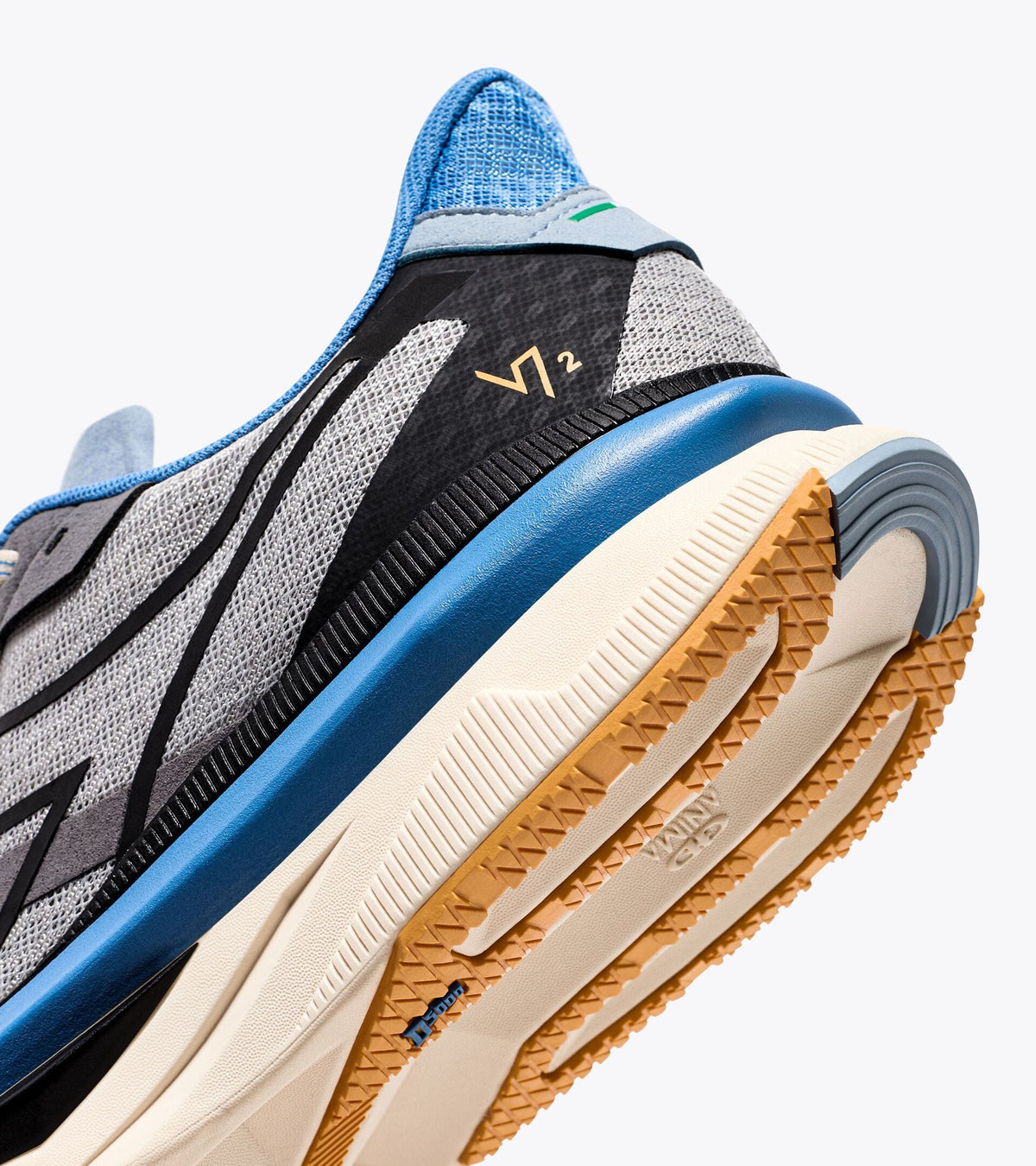 Diadora Atomo V7000-2 Silver Dd/Black/Pacific Coast