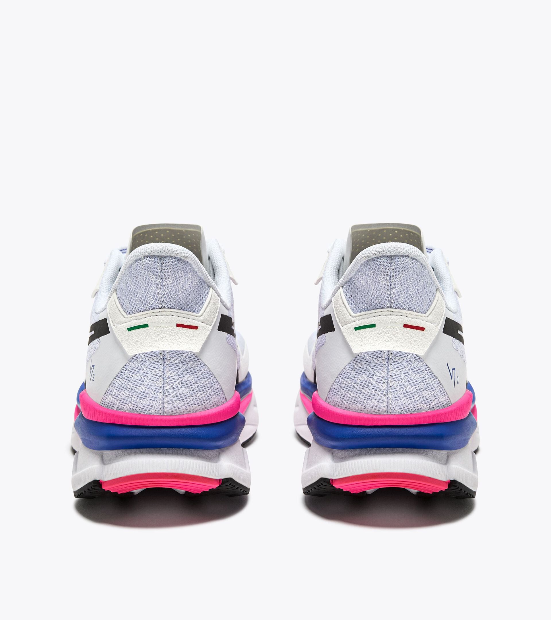 Diadora Atomo V7000-2 White/Surf The Web/Pink Fluo