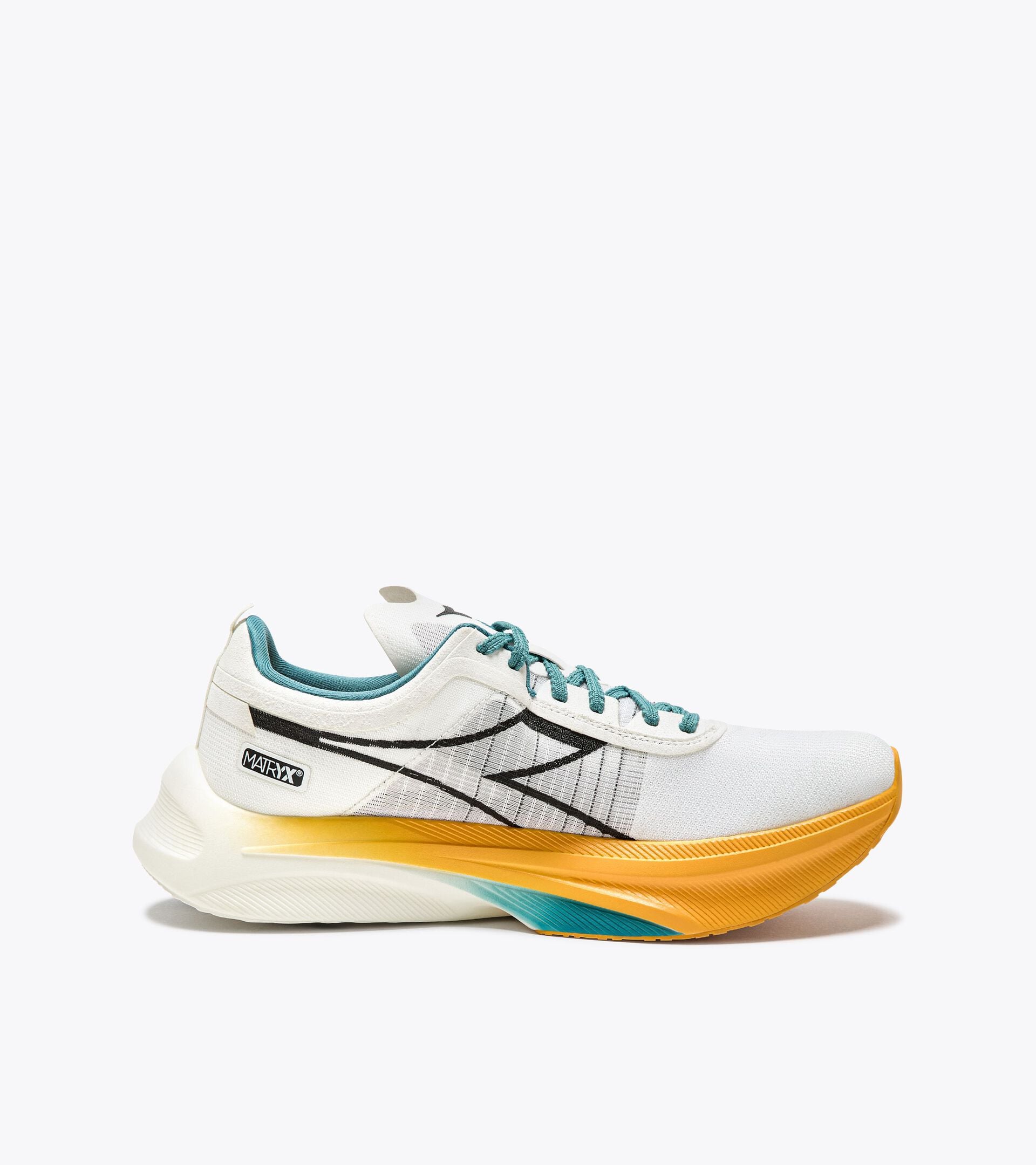Diadora Gara Carbon White/Black/Kumquat