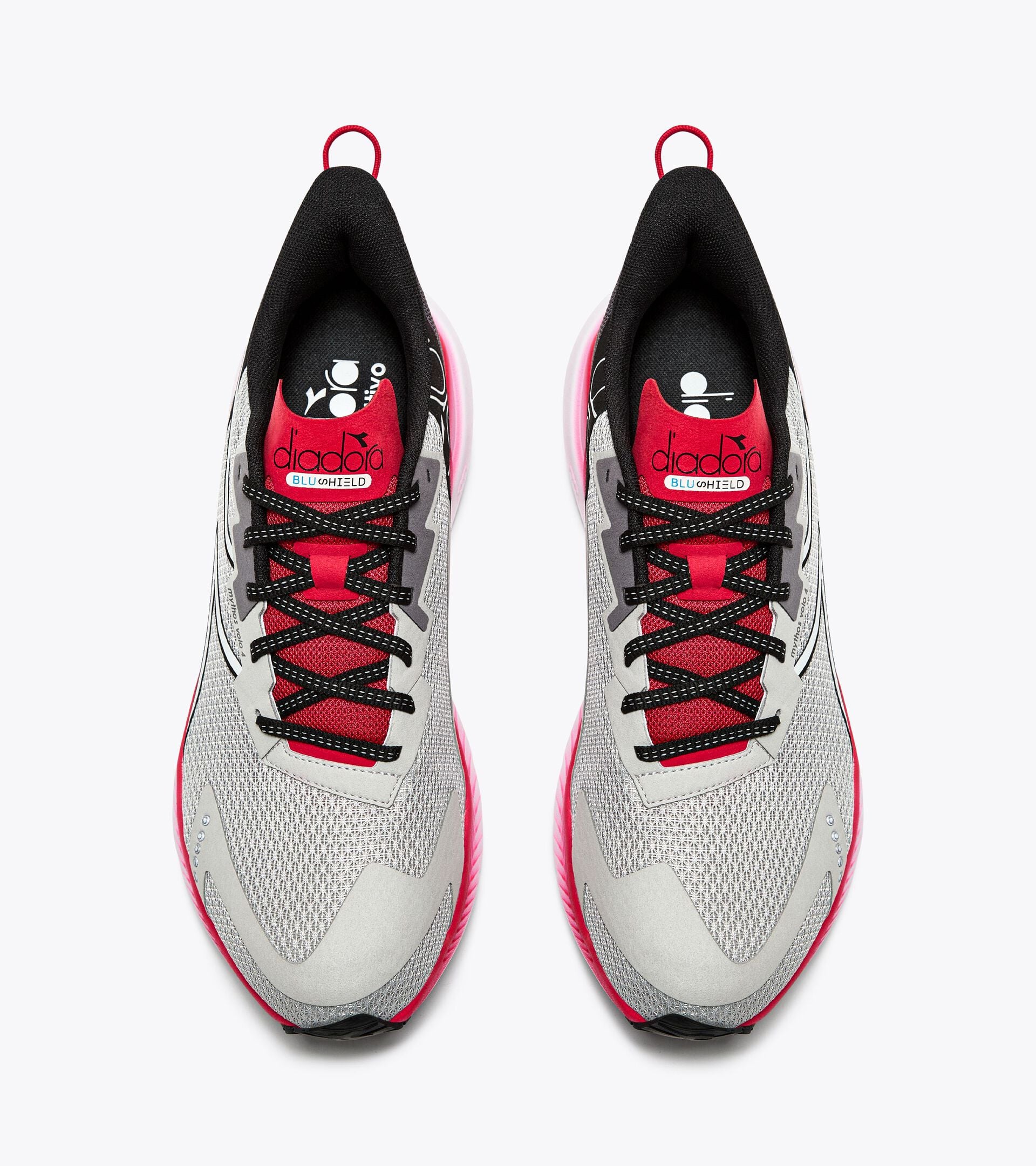 Diadora Mythos Blushield Volo 4 Silver Dd/Steel Gray/White