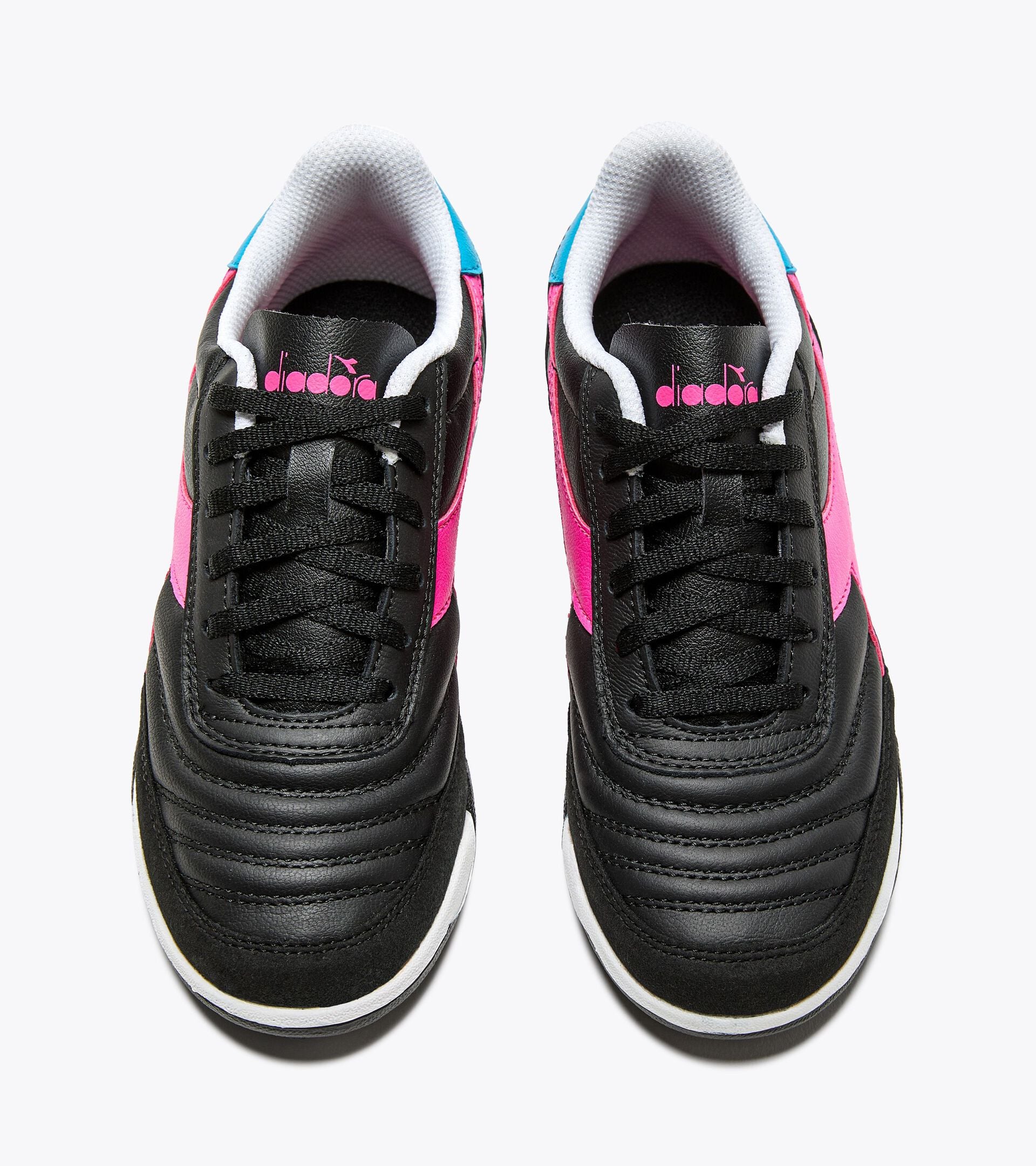 Diadora Calcetto Gr Lt Tf Y Blk/Pink Fluo/Cyan Blue Fluo