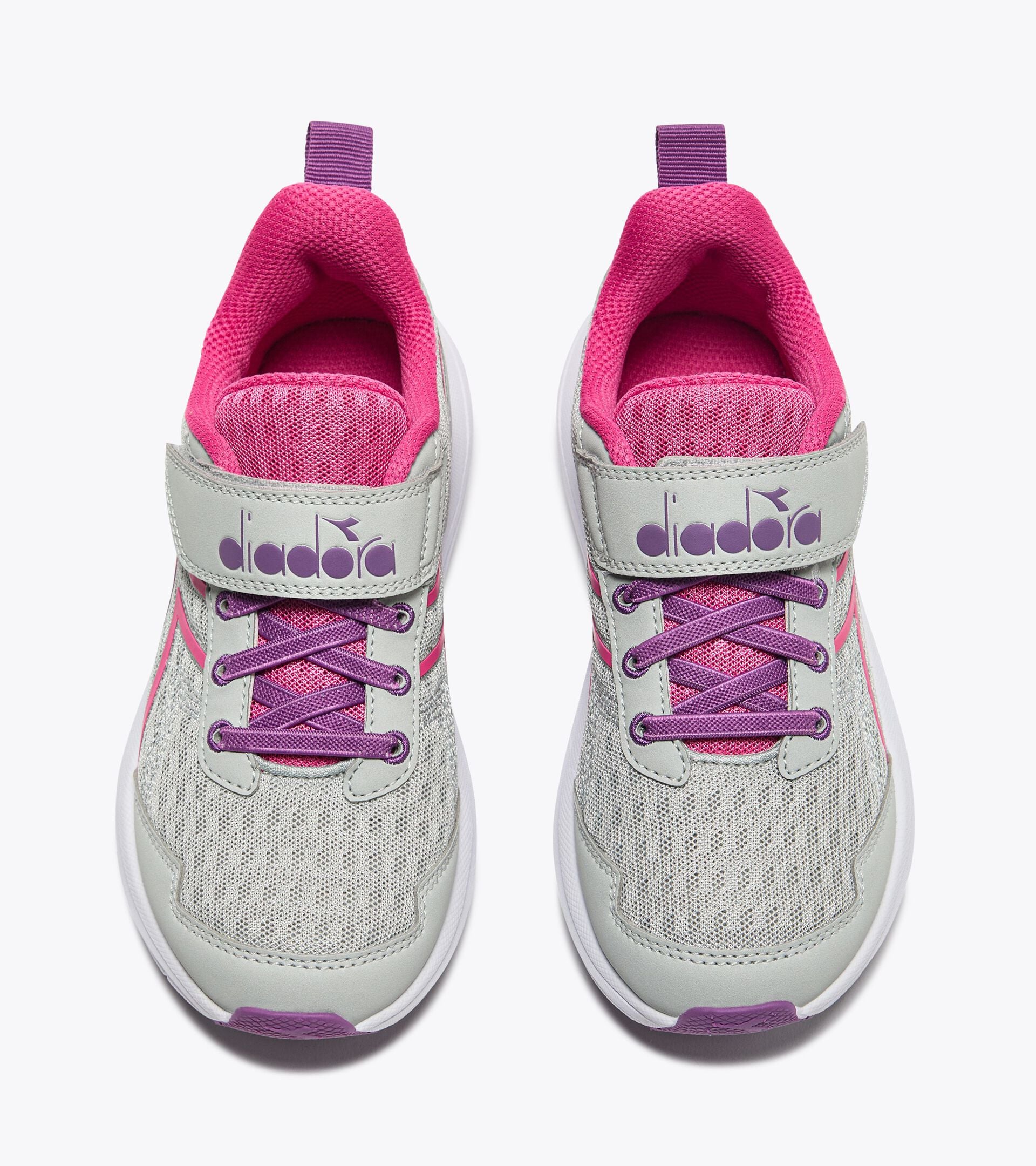 Diadora Snipe 2 Jr Silver Dd/Pink Shocking