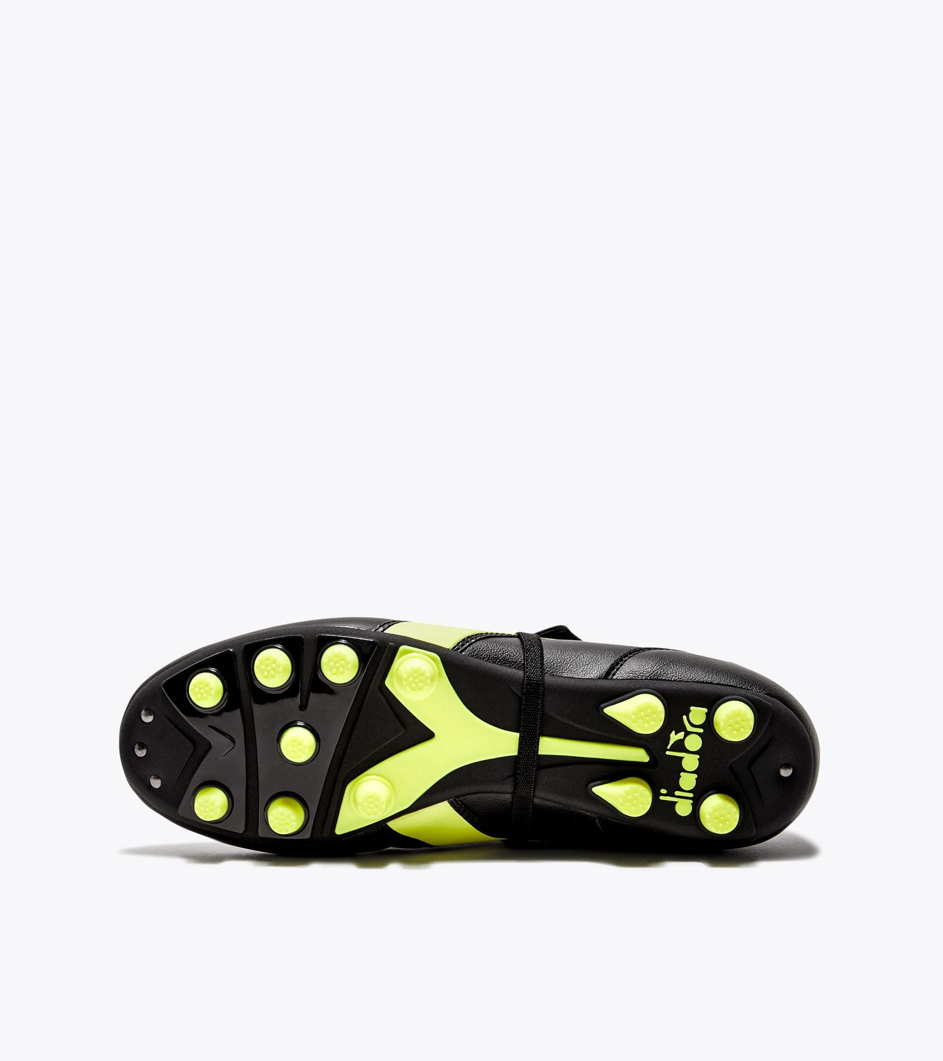 Diadora Brasil Lt T Mdpu Black/Fluo Yellow Diadora