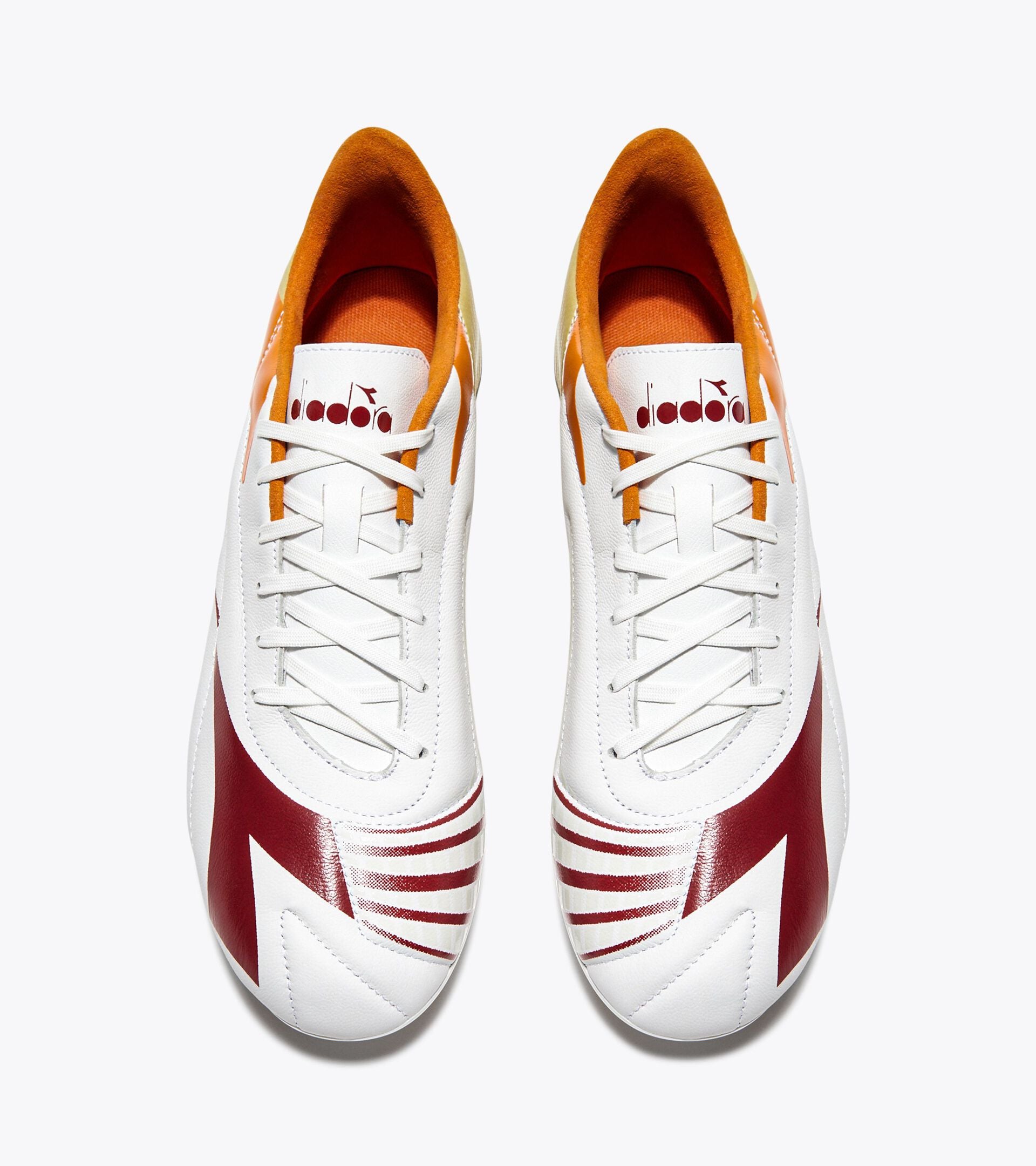 Diadora Maximus Elite Lt Slp12 White/Chili Pepper/Russet Orange