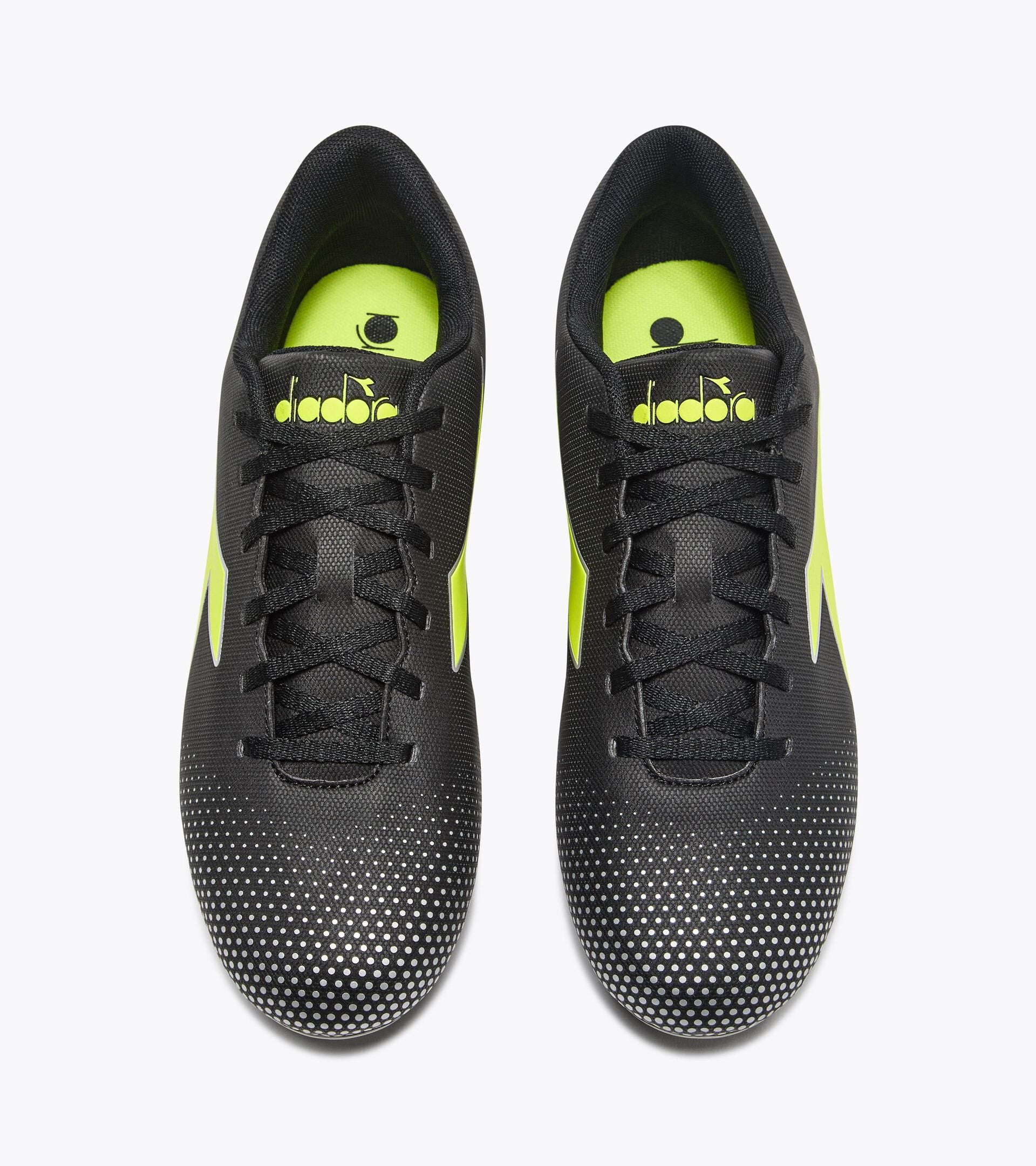 Diadora Pichichi 7 Mg14 Black/Yellow Fl Dd/Silver