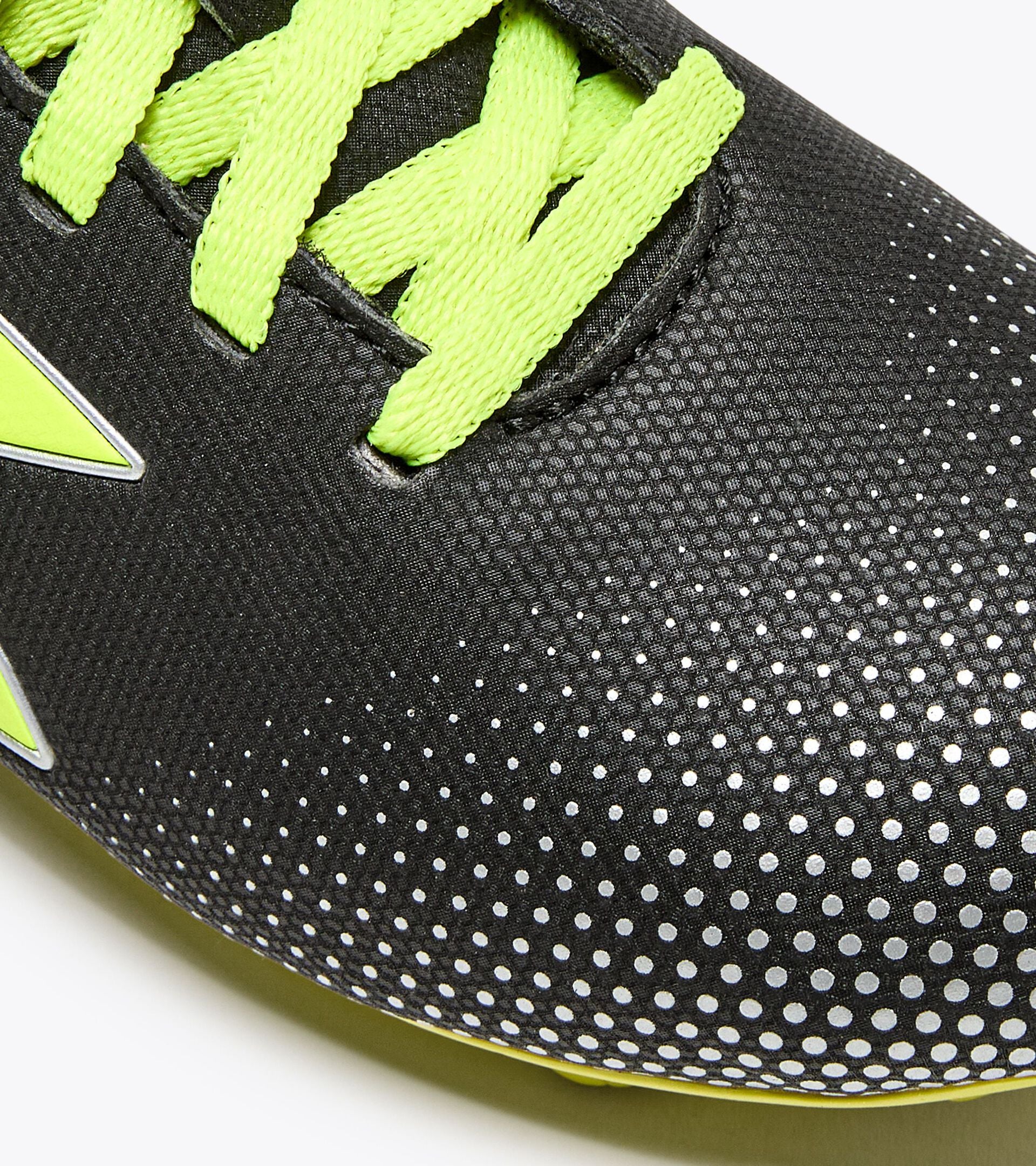 Diadora Pichichi 7 Md Jr Black/Yellow Fl Dd/Silver Dd
